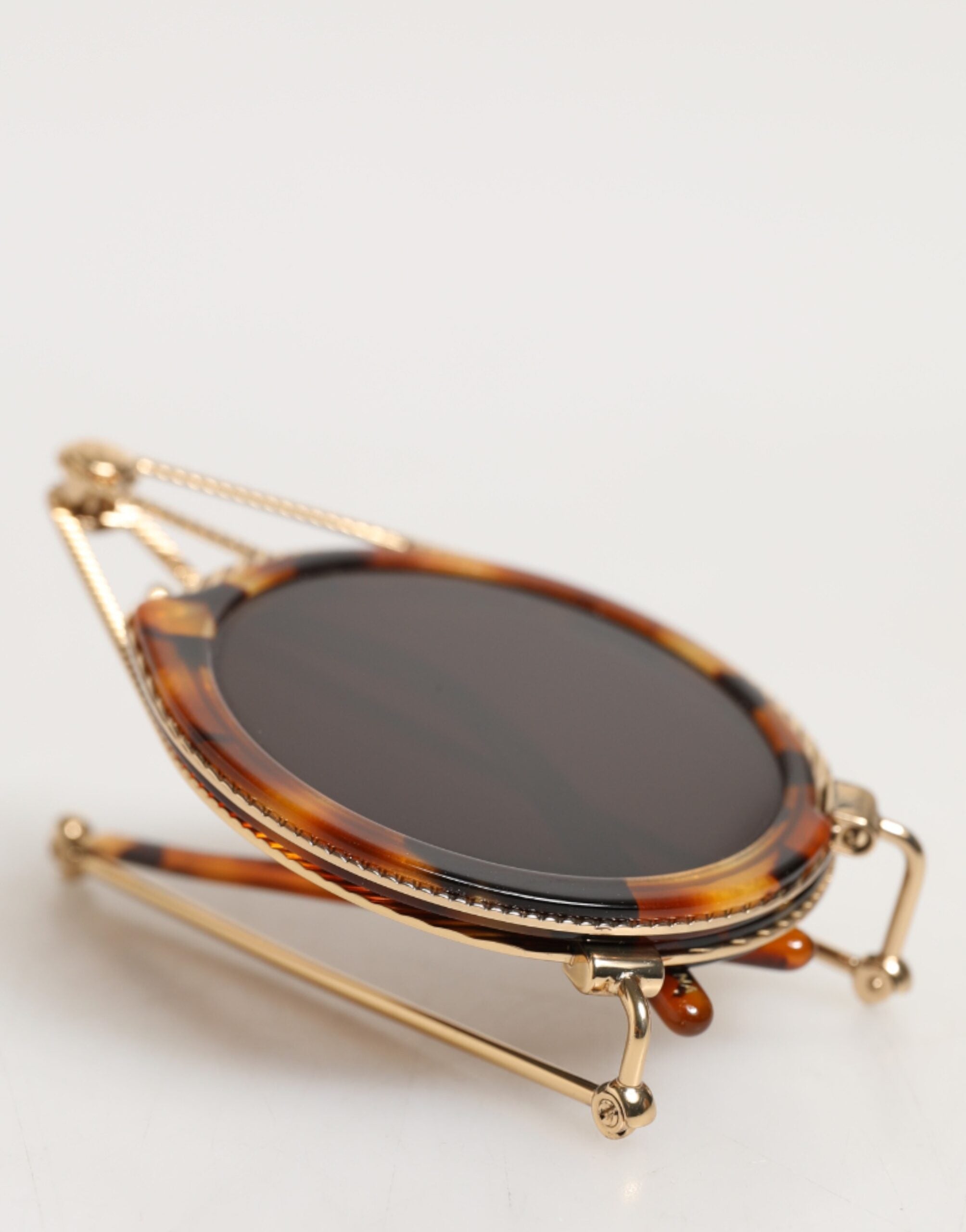 Dolce & Gabbana Gold Havana Frame DG Fatto A Mano Eyewea Sunglasses Dolce & Gabbana