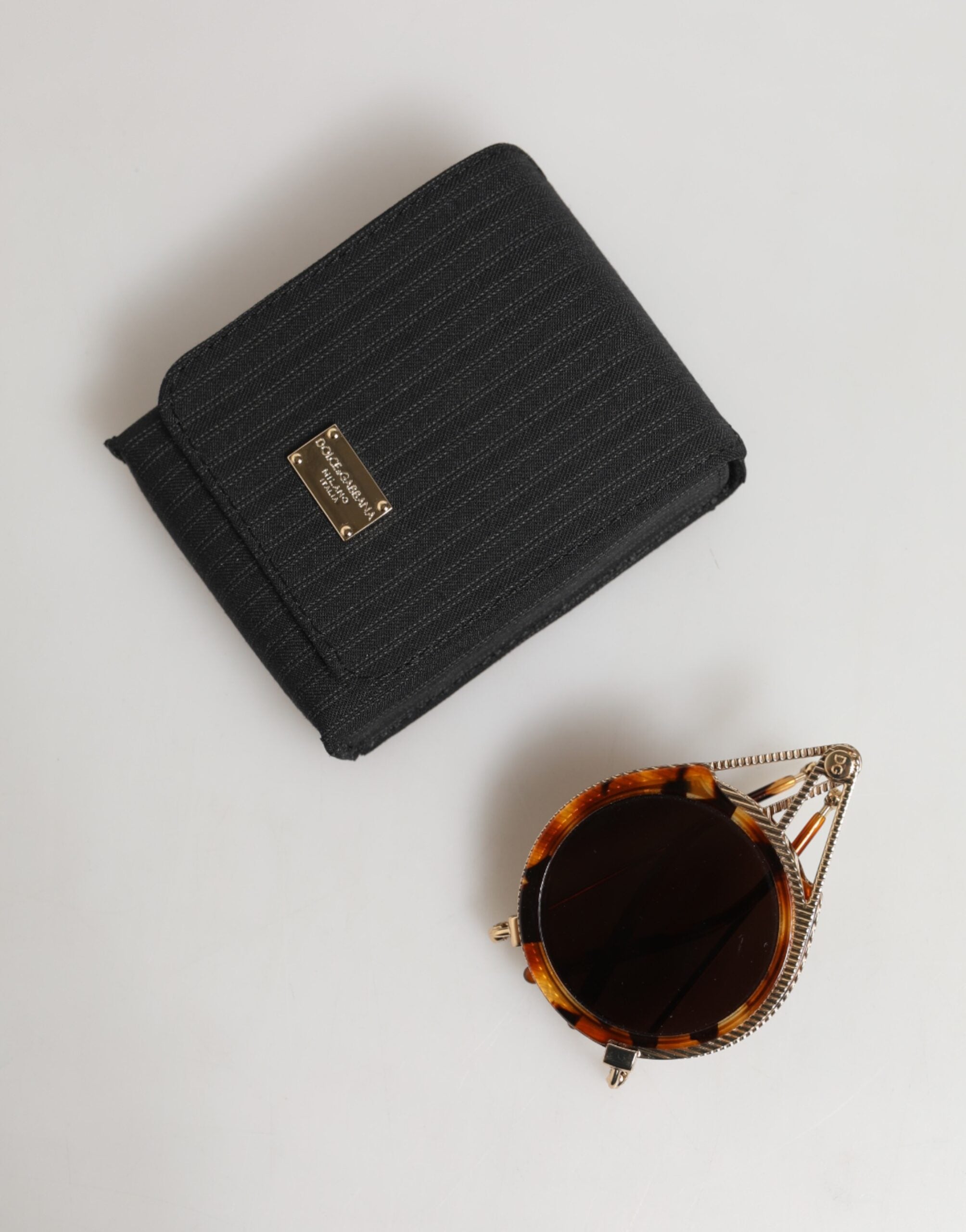 Dolce & Gabbana Gold Havana Frame DG Fatto A Mano Eyewea Sunglasses Dolce & Gabbana