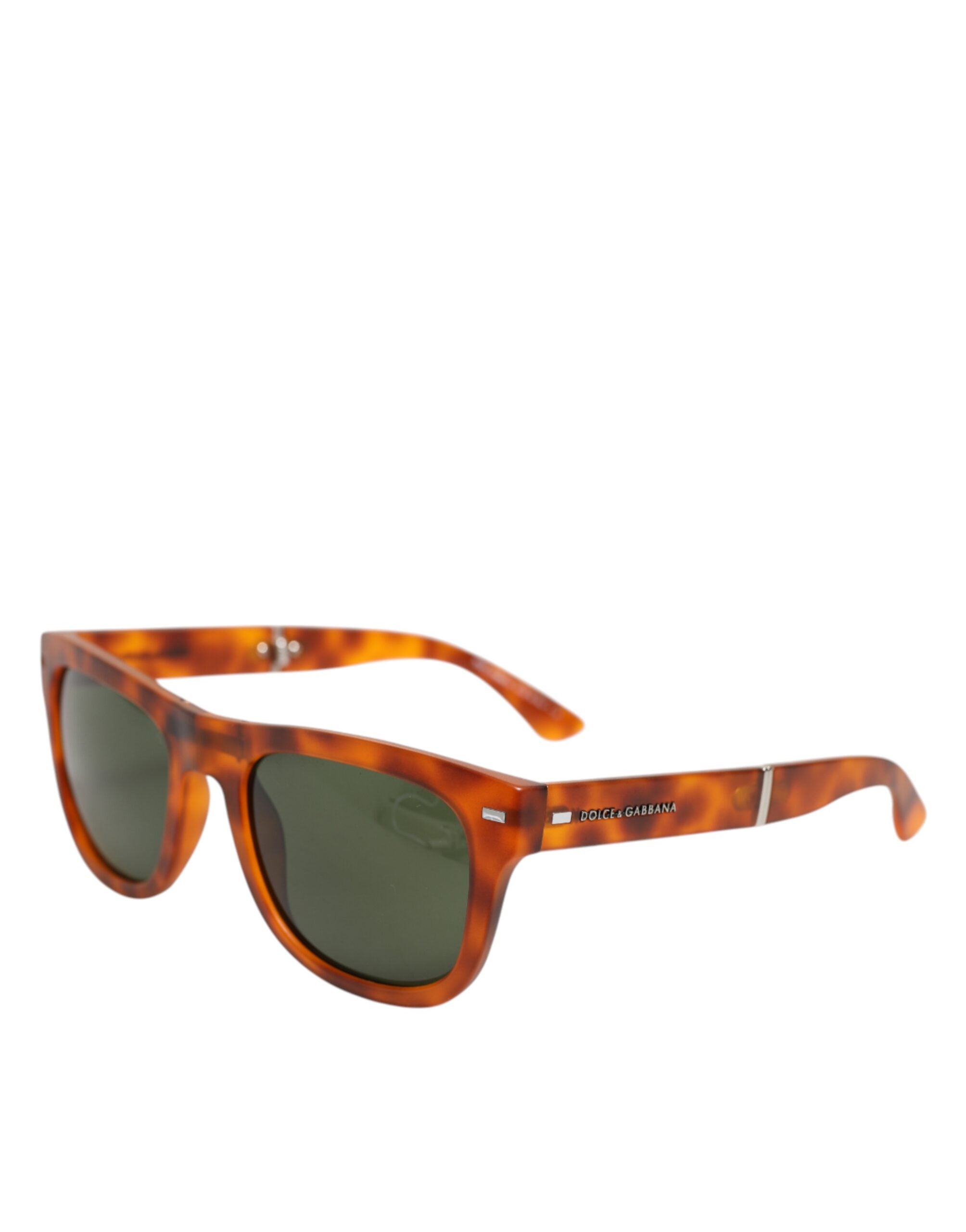 Dolce & Gabbana DG6089 Havana Full Rim Round Lenses Foldable Sunglasses Dolce & Gabbana