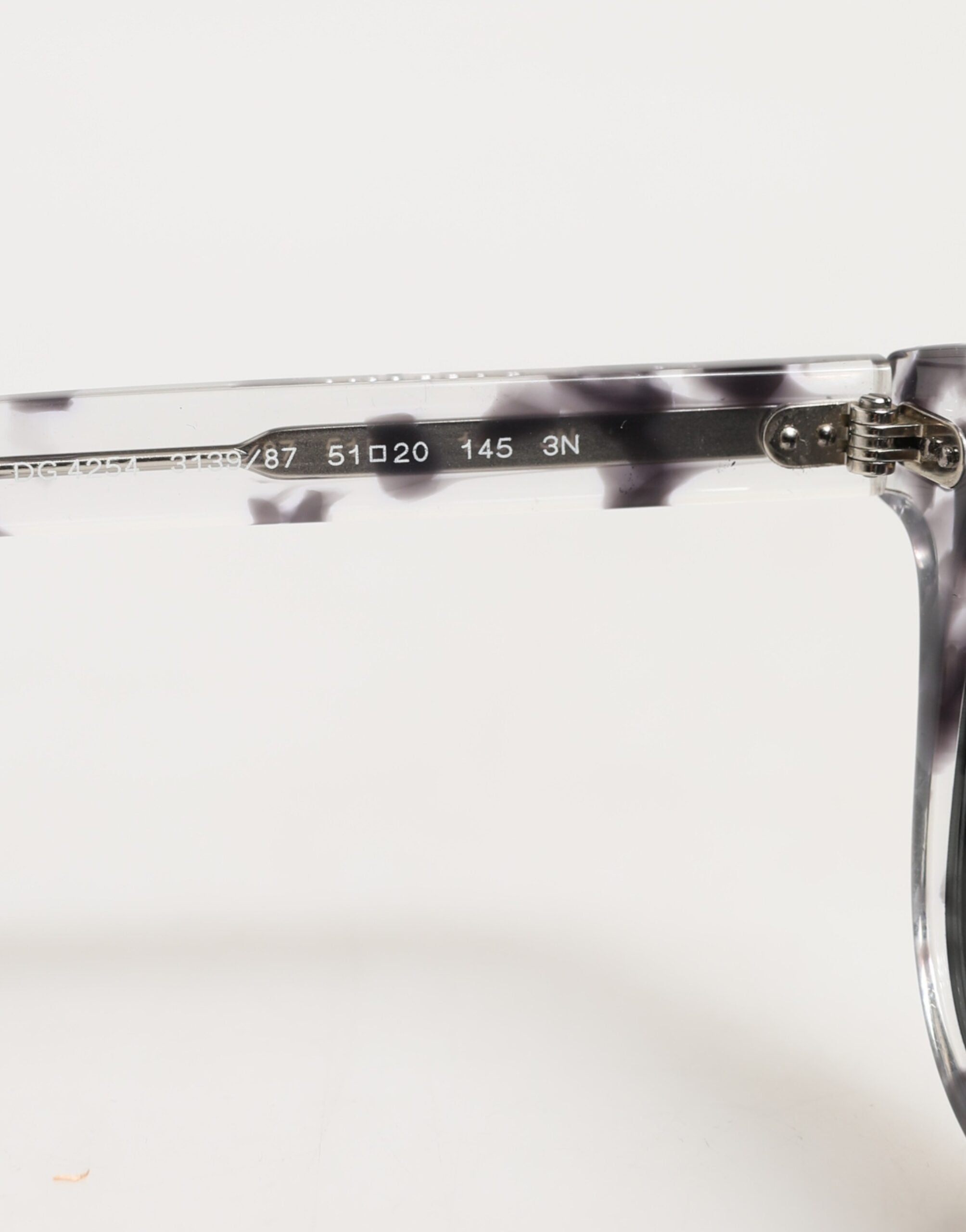 Dolce & Gabbana DG4254 Havana Clear Black Tinted Lenses Sunglasses Dolce & Gabbana