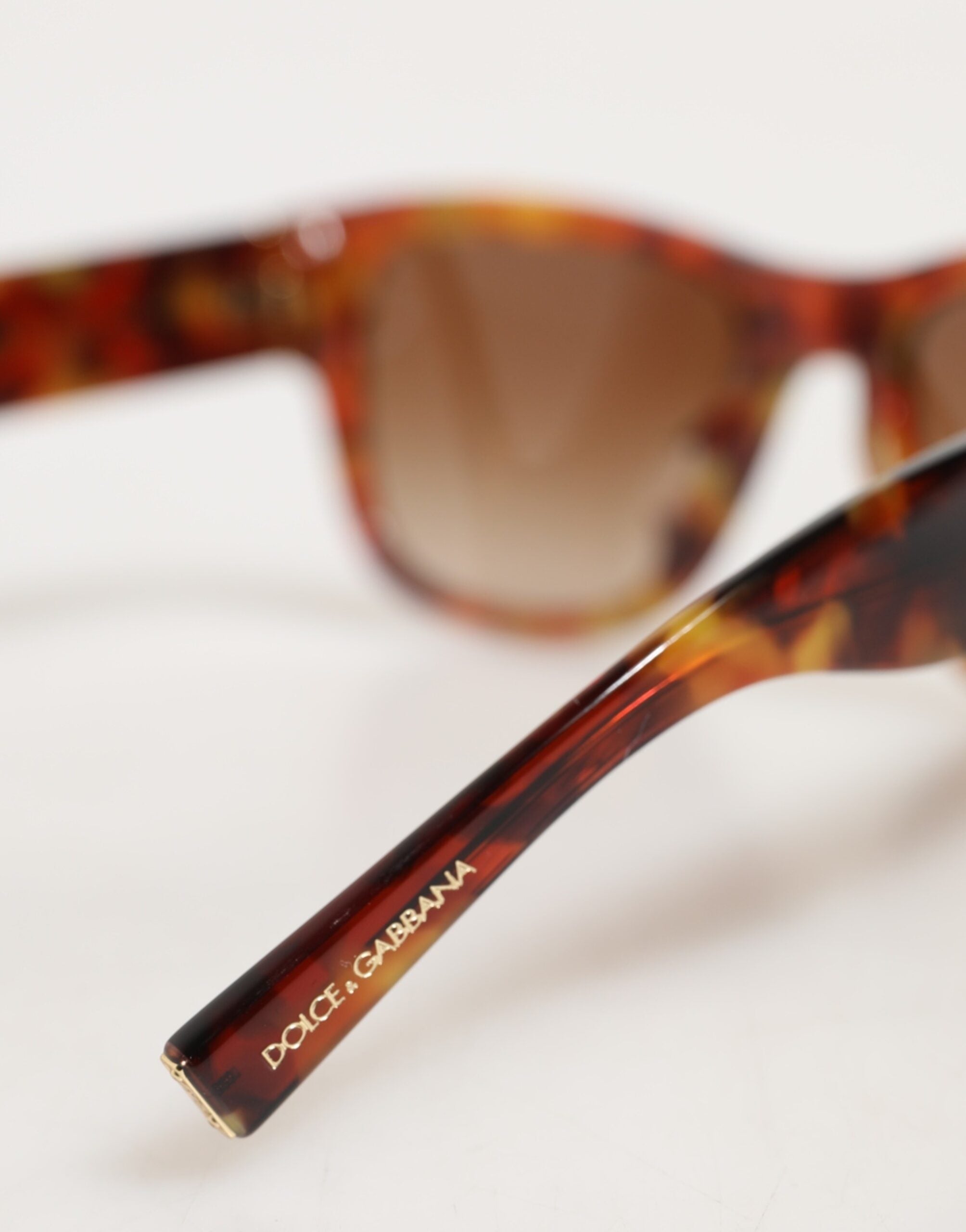 Dolce & Gabbana DG4338F Brown Havana Full Rim Round Lenses Sunglasses Dolce & Gabbana