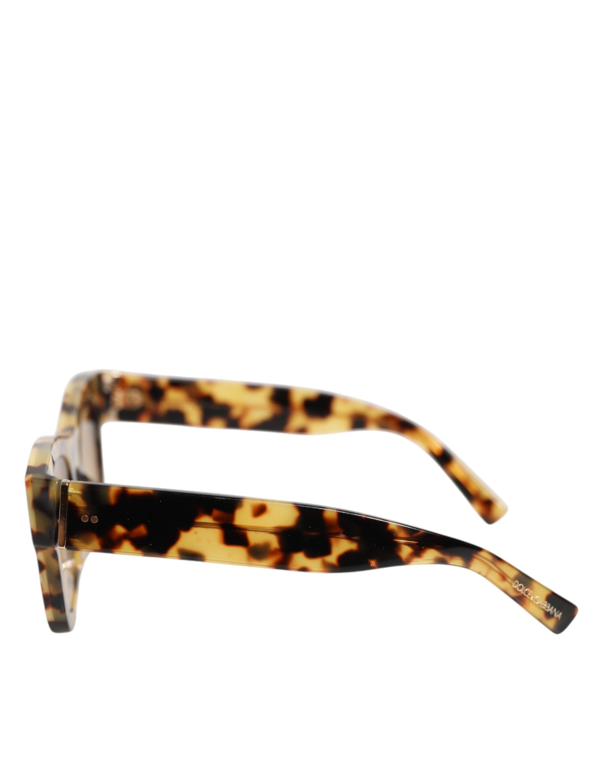 Dolce & Gabbana DG4379F White Tortoiseshell Gradient Acetate Shades Sunglasses Dolce & Gabbana