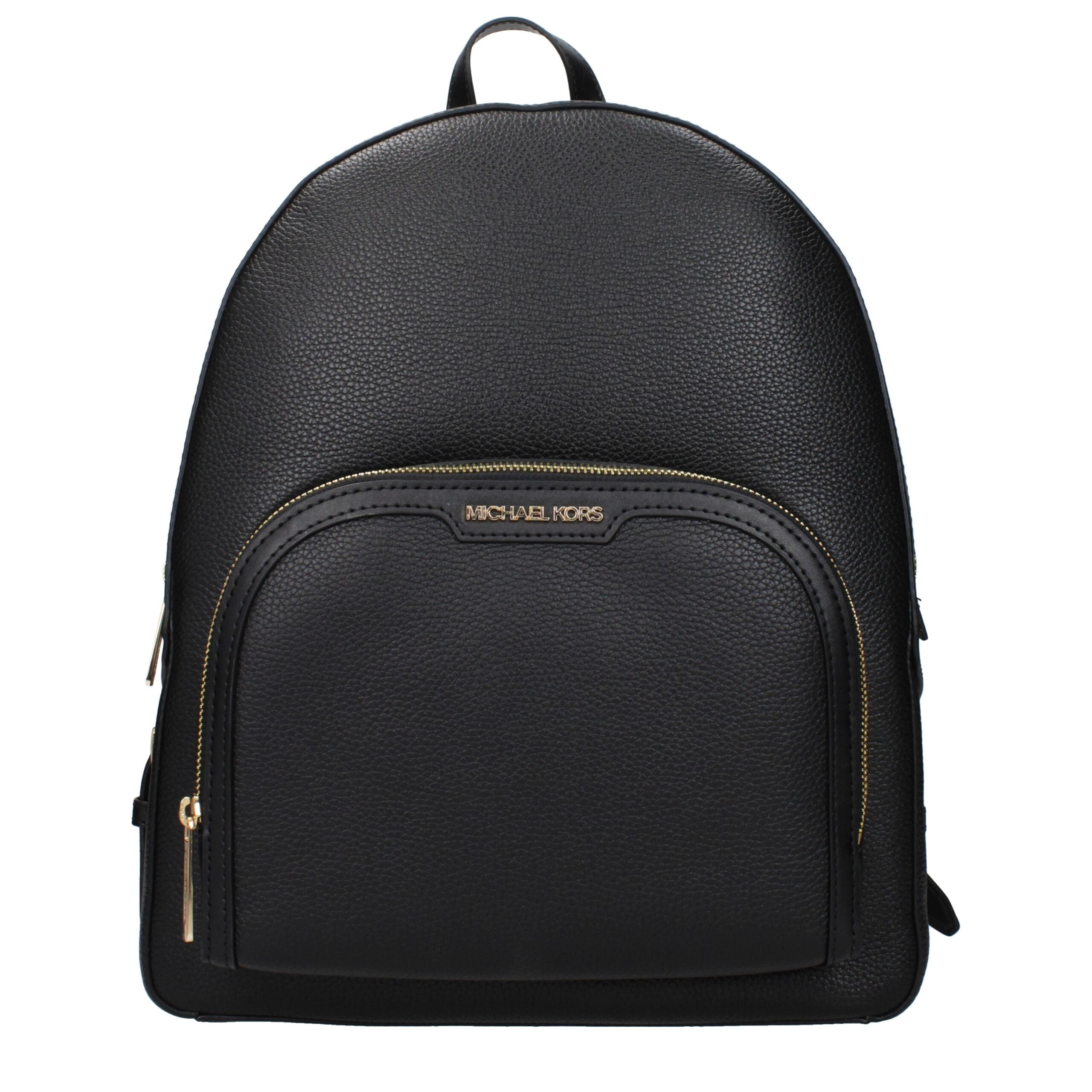 Michael Kors Black Leather Backpack Michael Kors
