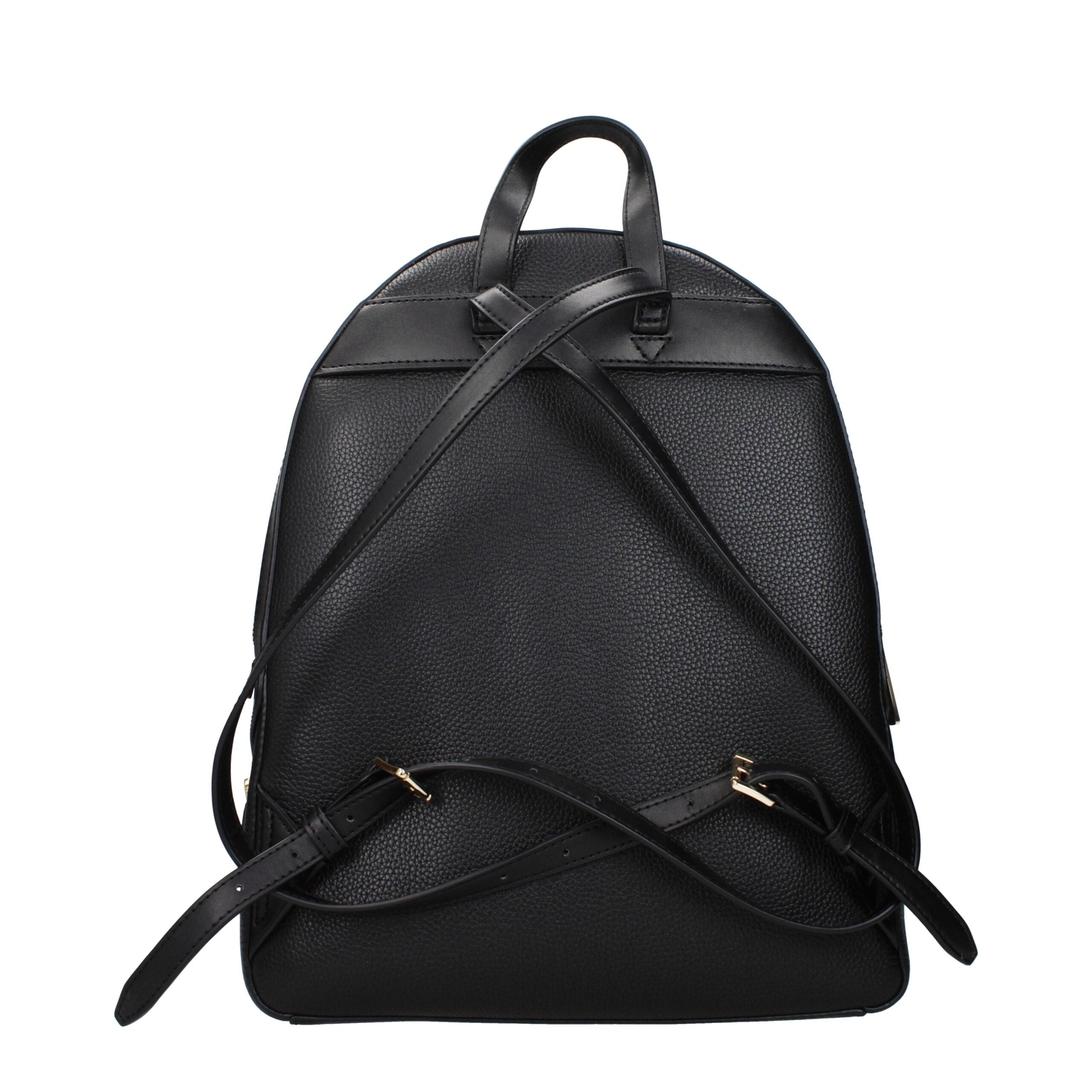 Michael Kors Black Leather Backpack Michael Kors