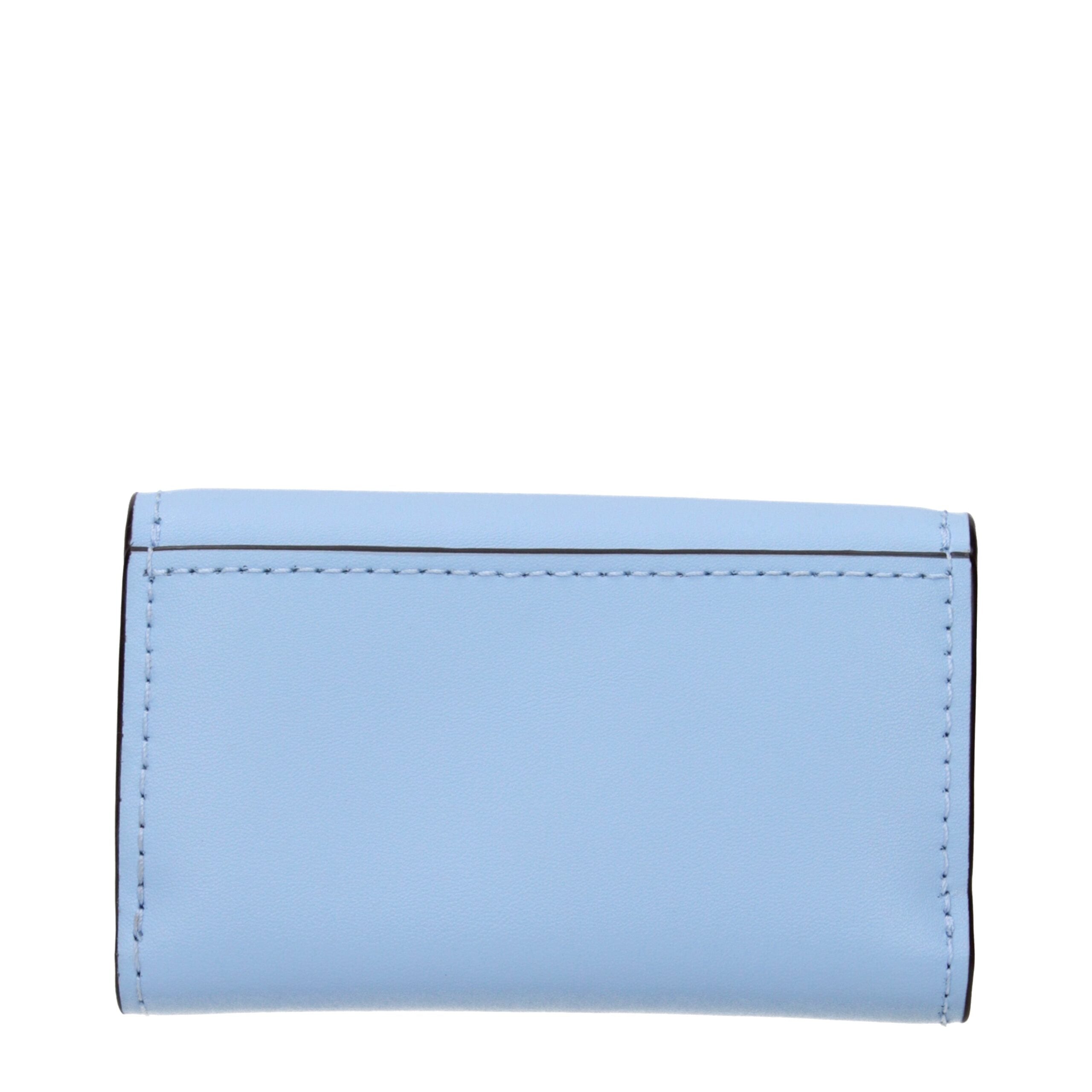 Michael Kors Light Blue Leather Wallet Michael Kors