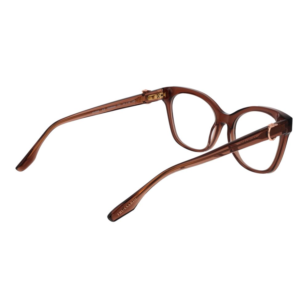Trussardi Brown Acetate Glasses (Frames) Trussardi