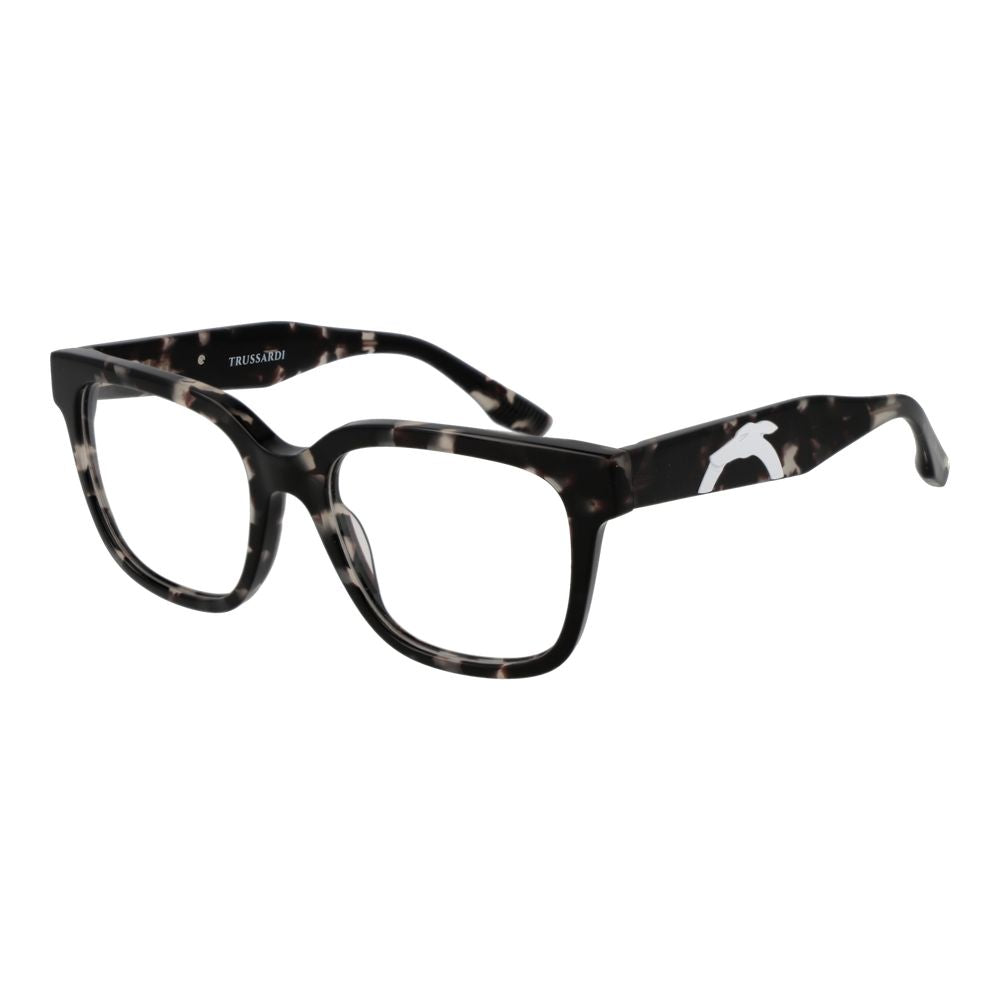 Trussardi Black Acetate Glasses (Frames) Trussardi