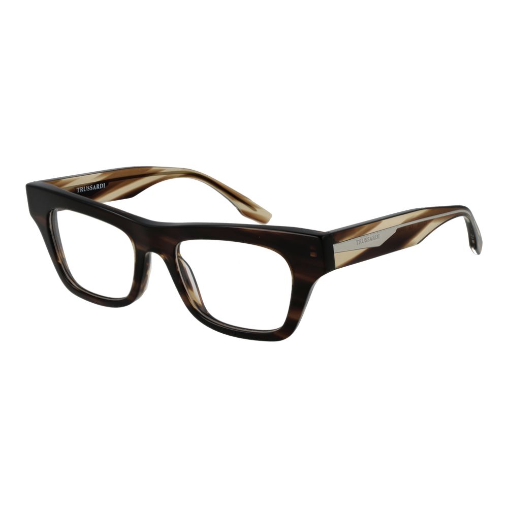 Trussardi Brown Acetate Glasses (Frames) Trussardi