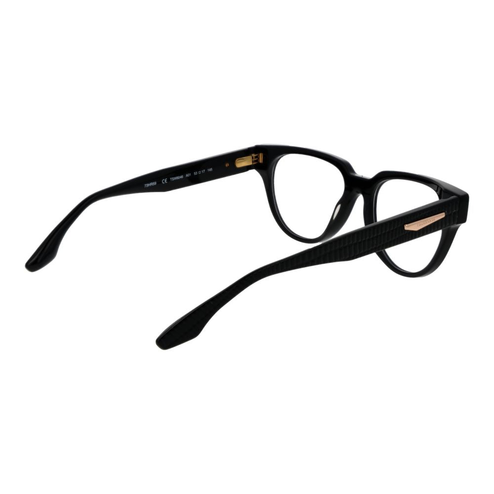 Trussardi Black Acetate Glasses (Frames) Trussardi