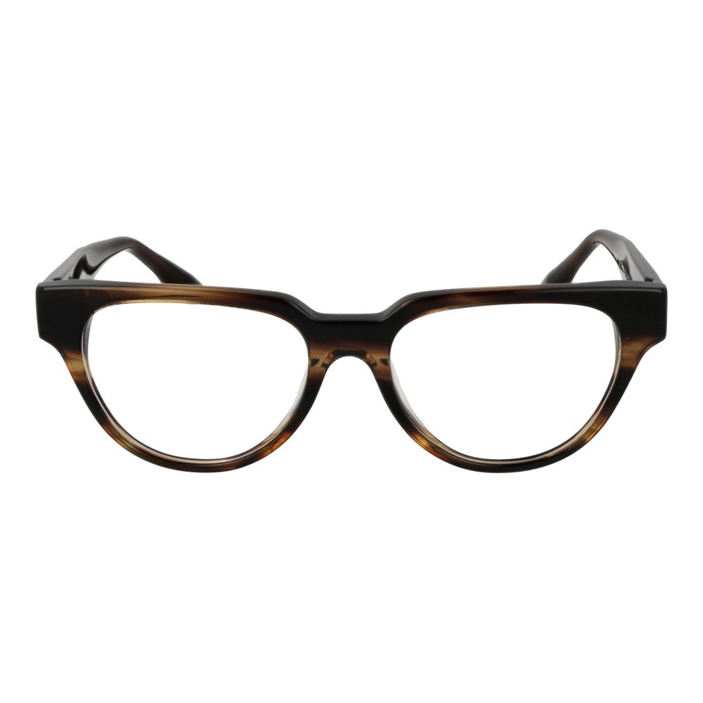 Trussardi Brown Acetate Glasses (Frames) Trussardi