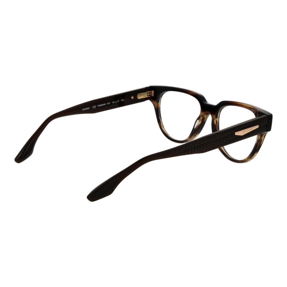 Trussardi Brown Acetate Glasses (Frames) Trussardi