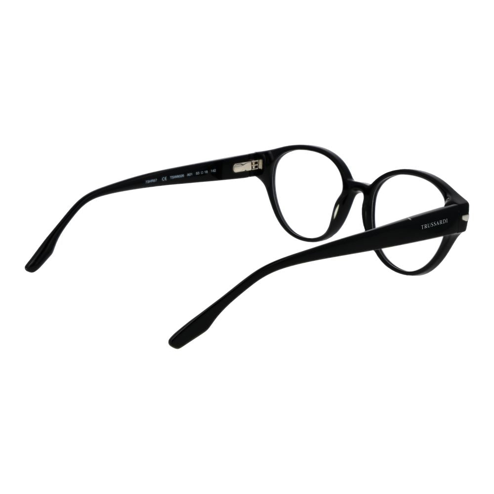 Trussardi Black Acetate Glasses (Frames) Trussardi