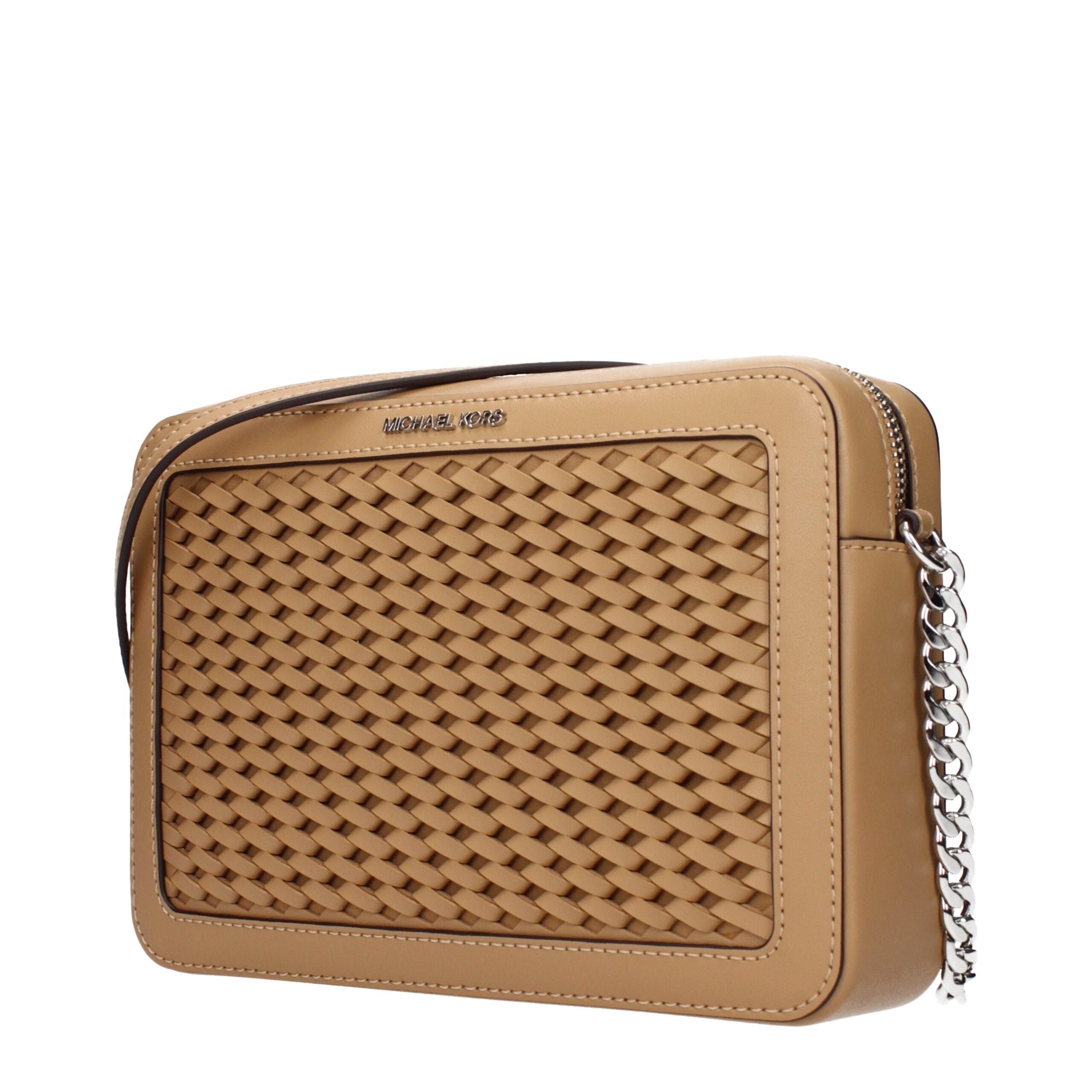 Michael Kors Brown Leather Crossbody Bag Michael Kors