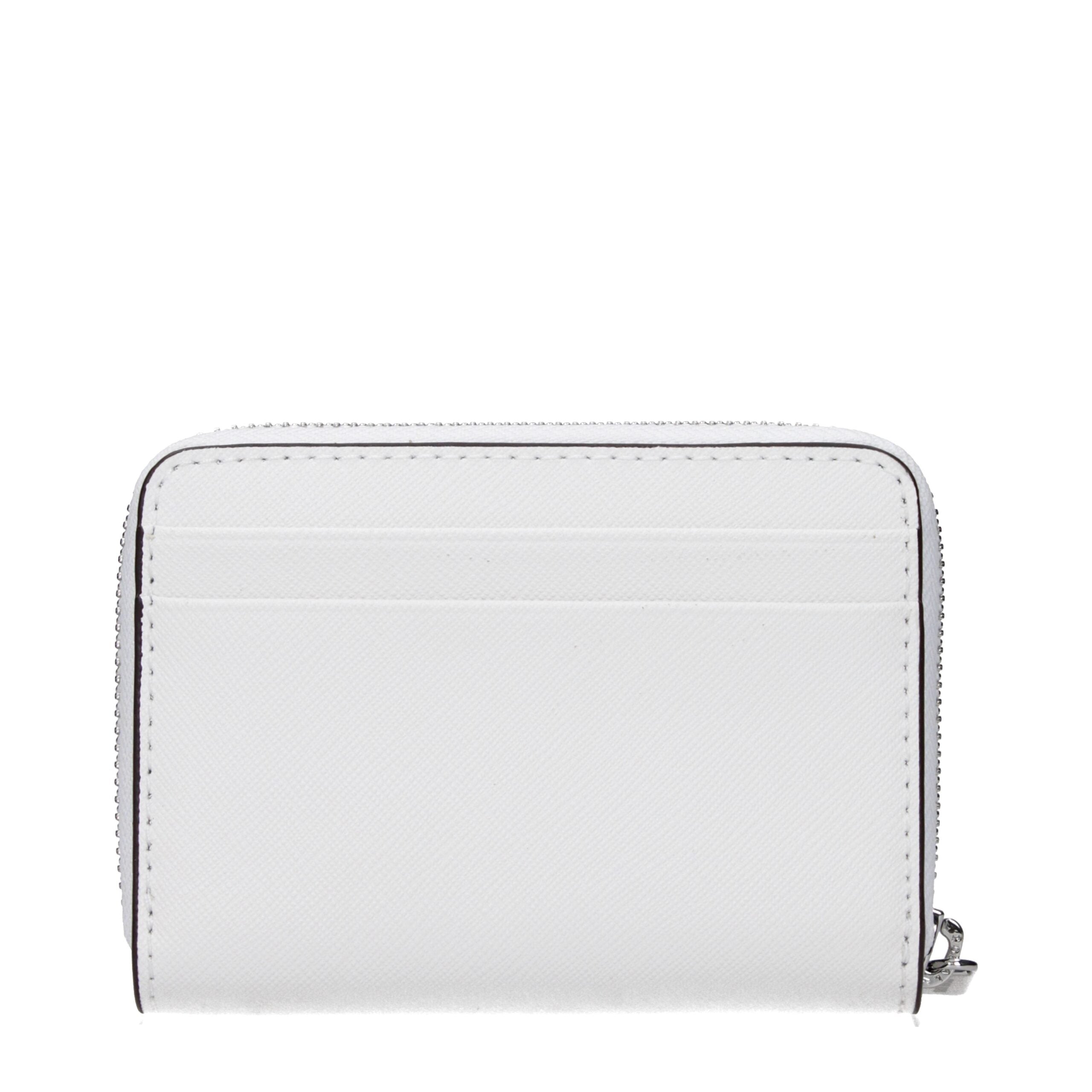 Michael Kors White Leather Cardholder Michael Kors