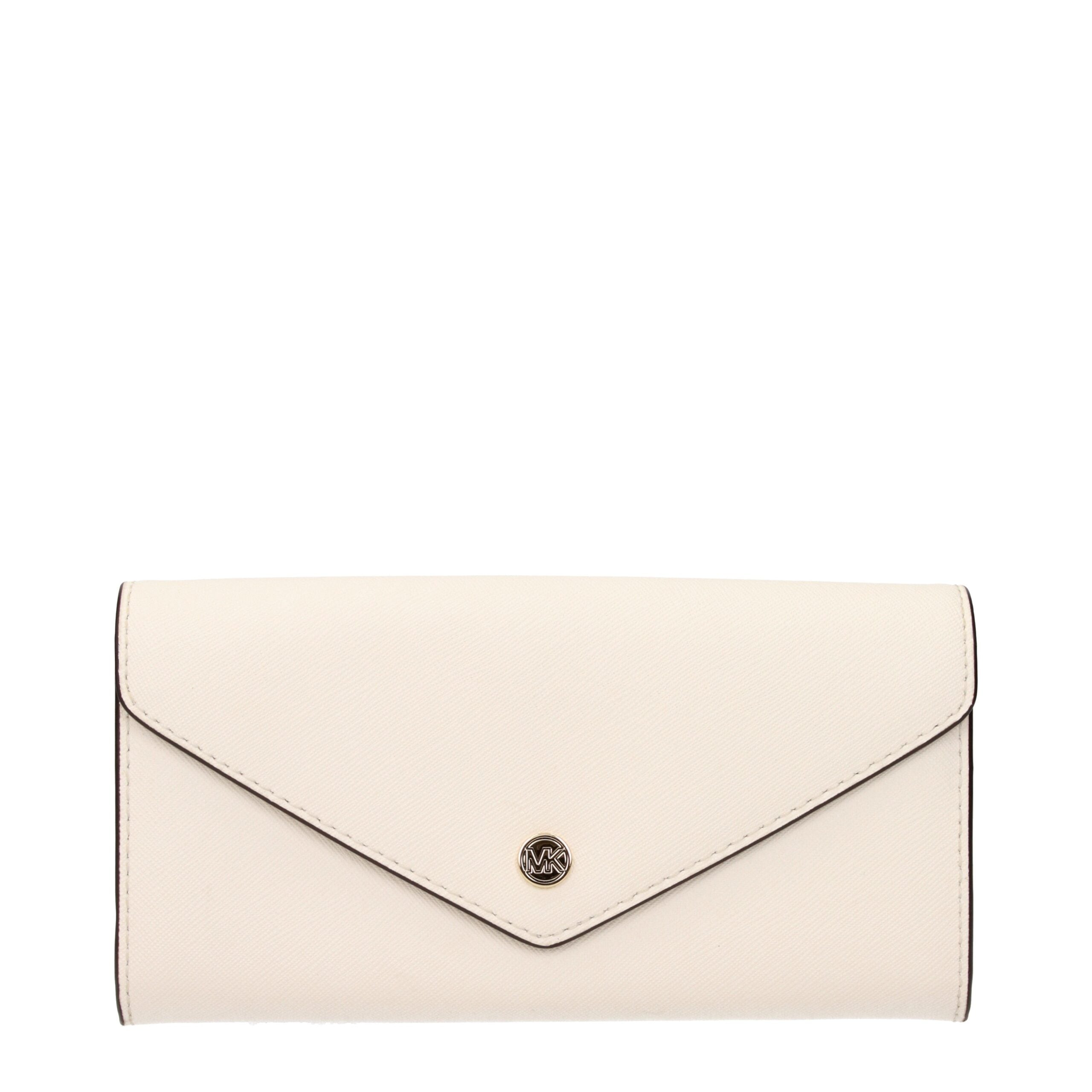 Michael Kors Beige Leather Wallet Michael Kors