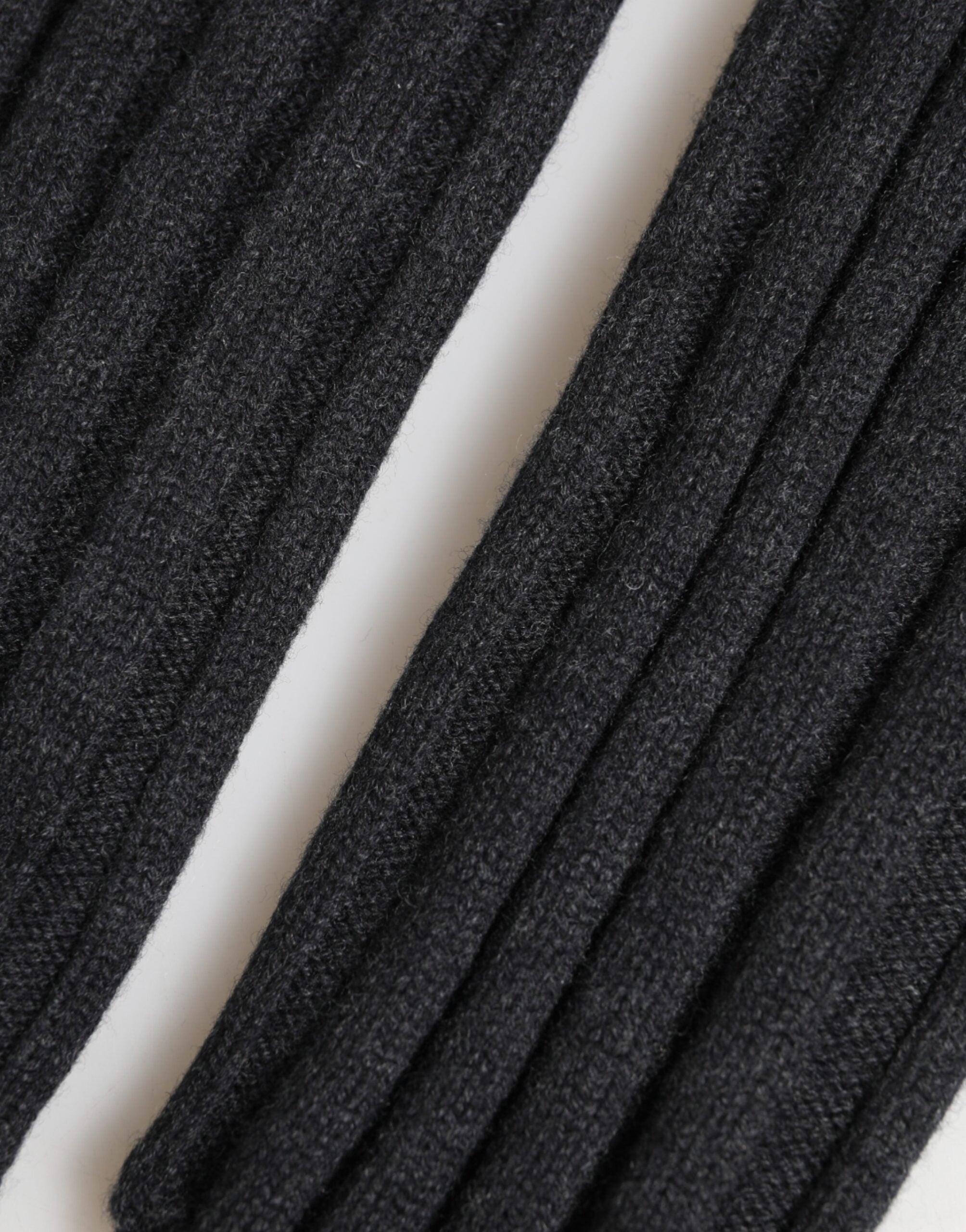 Dolce & Gabbana Black Virgin Wool Knitted Fingerless Gloves Dolce & Gabbana