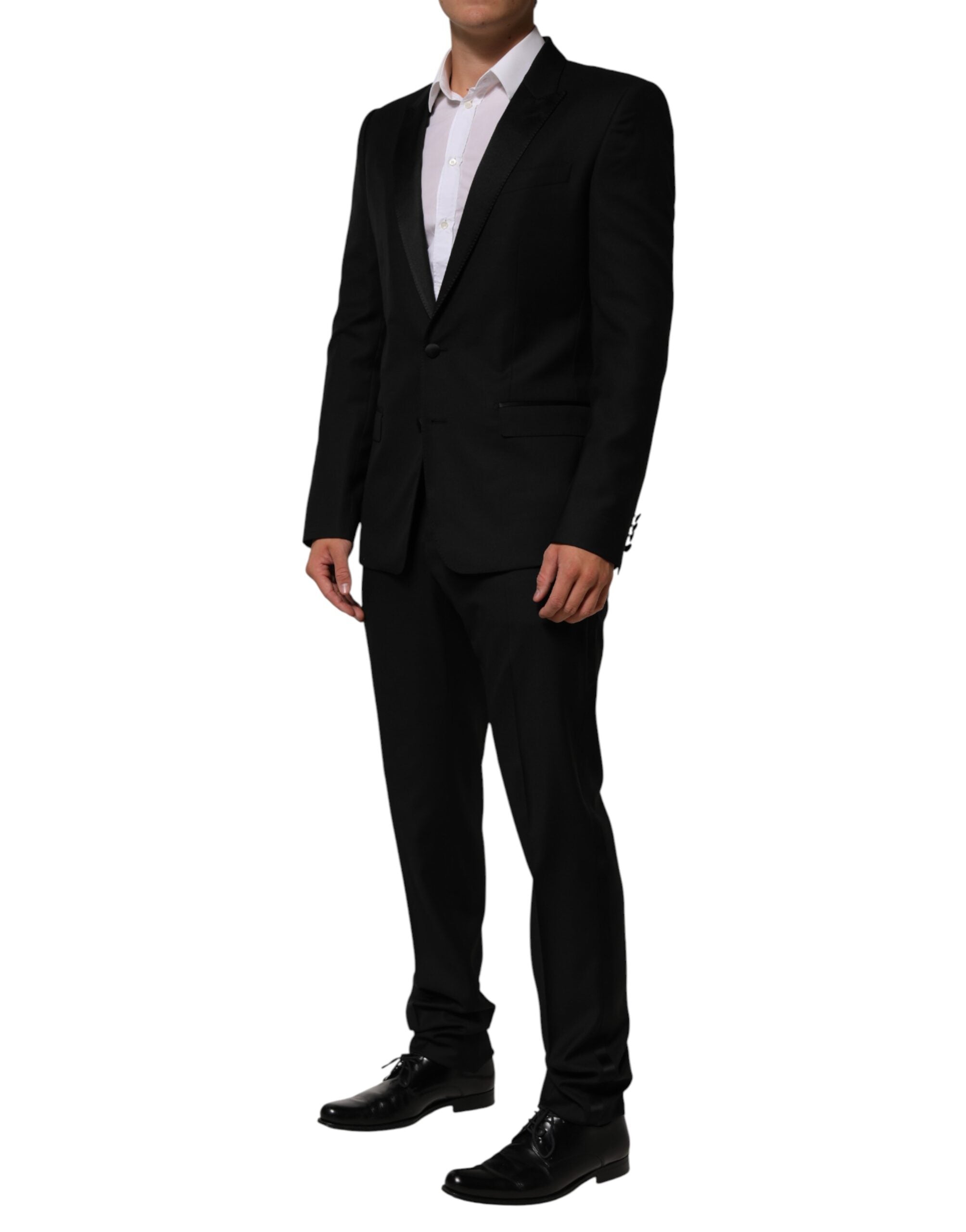 Dolce & Gabbana Black 2 Buttons Jacket Formal 2 Piece Suit Dolce & Gabbana
