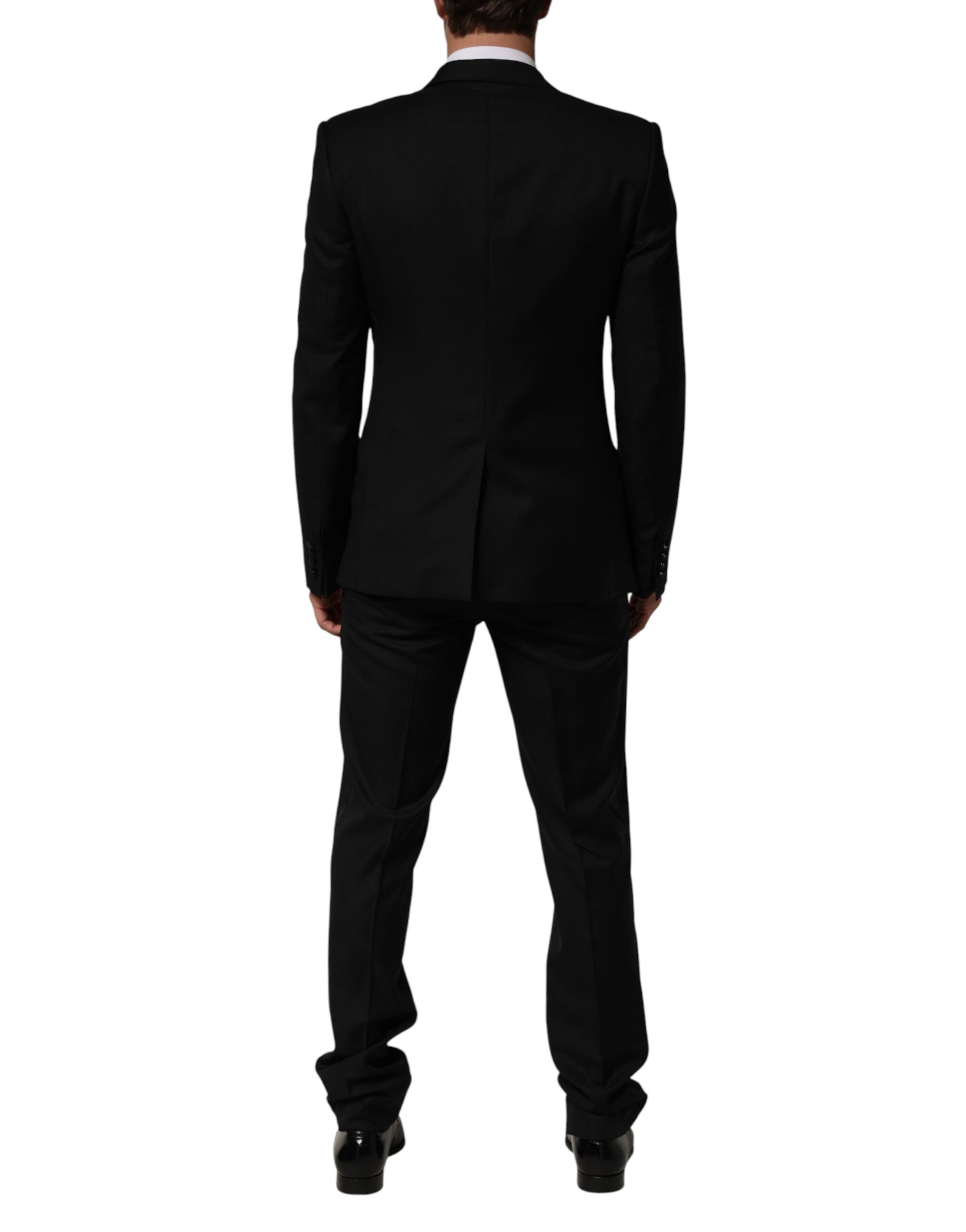 Dolce & Gabbana Black 2 Buttons Jacket Formal 2 Piece Suit Dolce & Gabbana