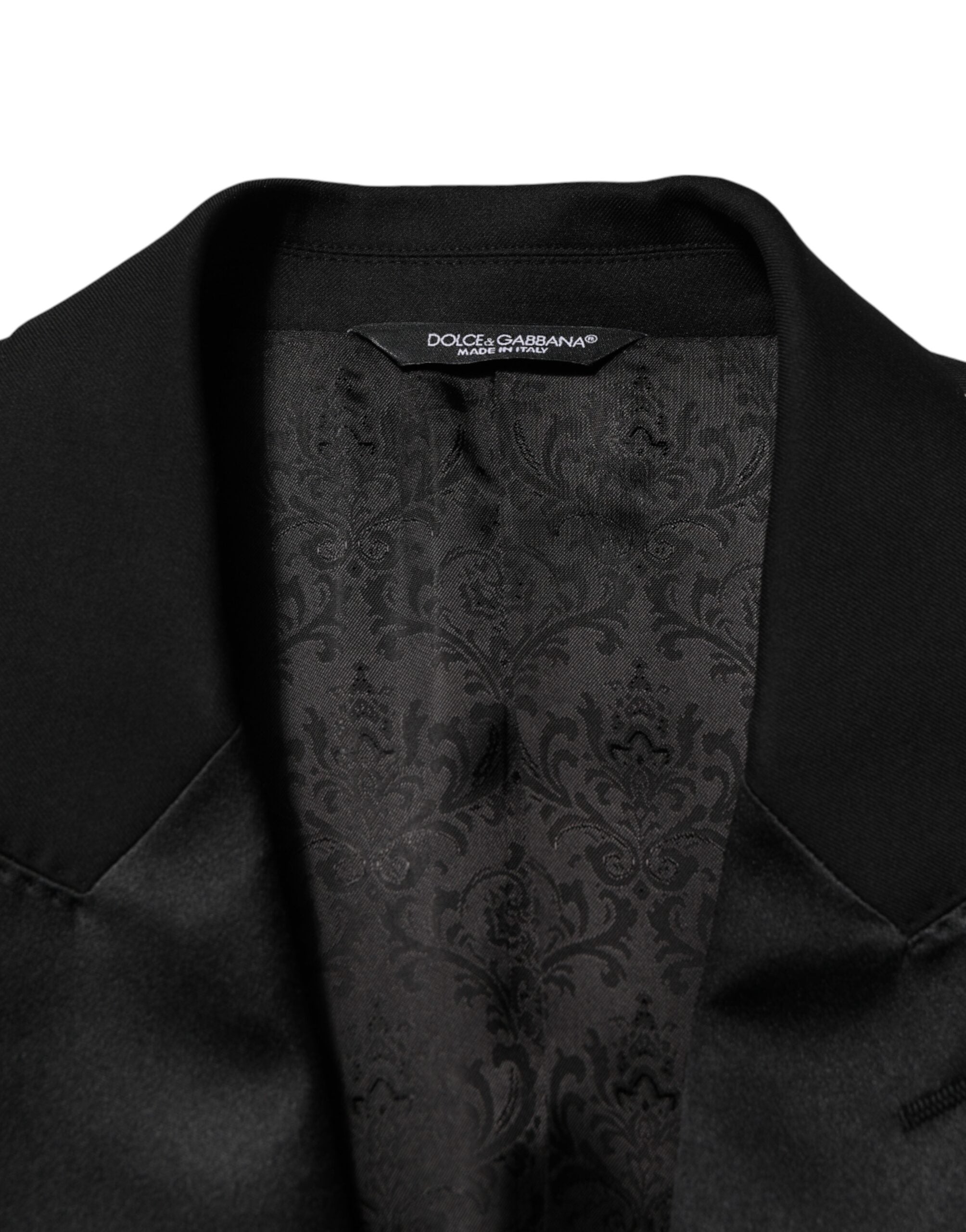 Dolce & Gabbana Black 2 Buttons Jacket Formal 2 Piece Suit Dolce & Gabbana