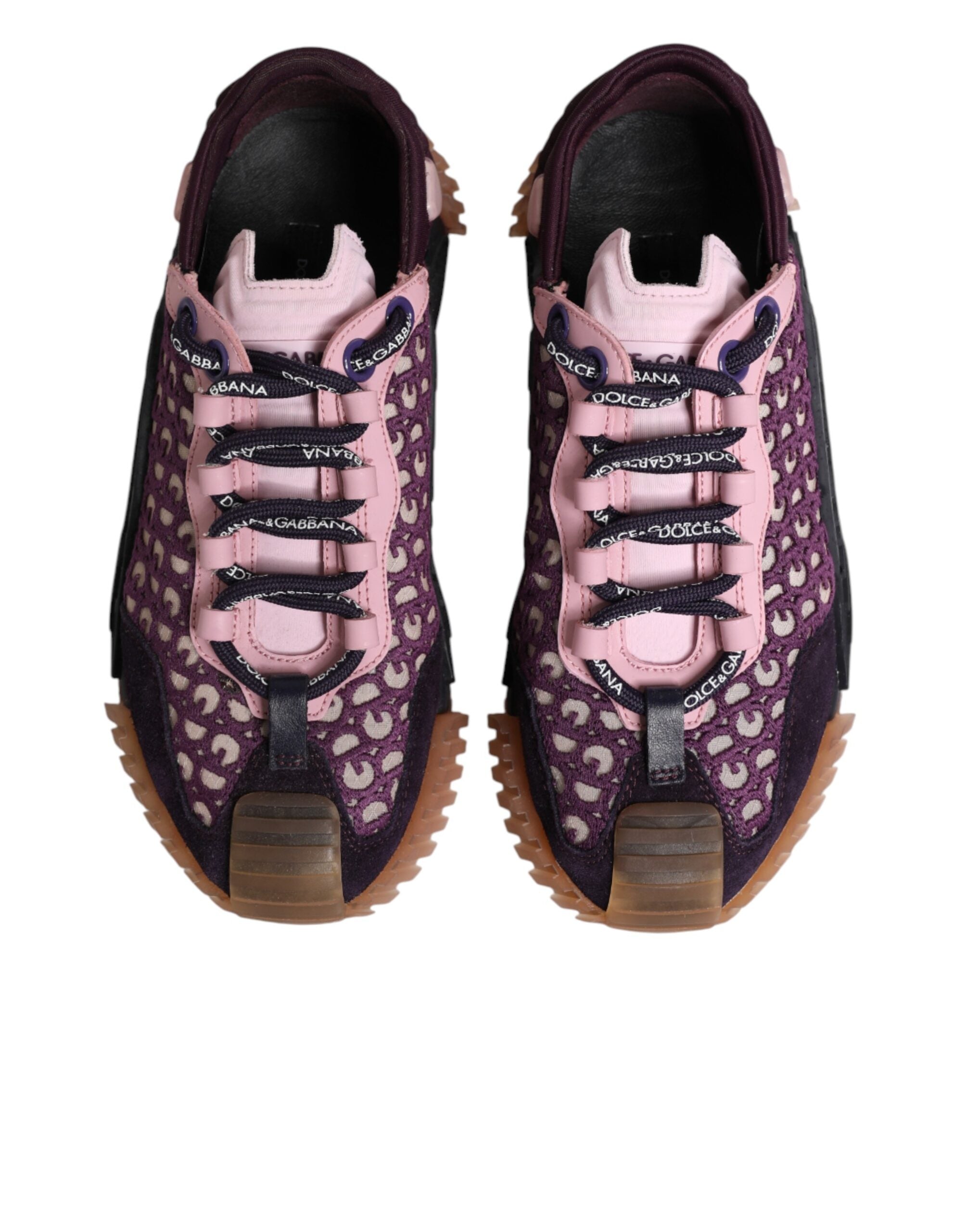 Dolce & Gabbana Multicolor Logo Low Top NS1 Sneakers Shoes Dolce & Gabbana