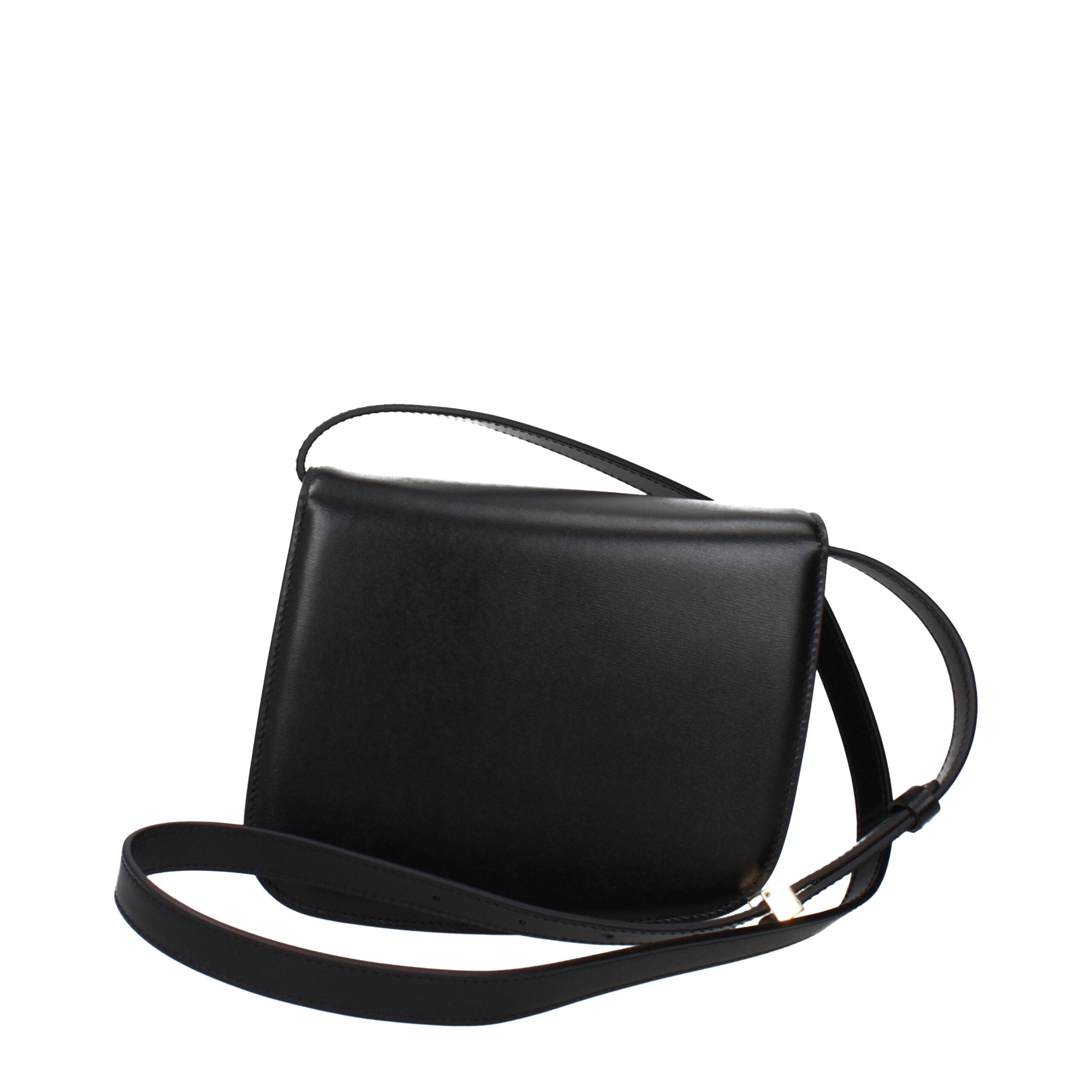 Salvatore Ferragamo Black Leather Crossbody Bag Salvatore Ferragamo