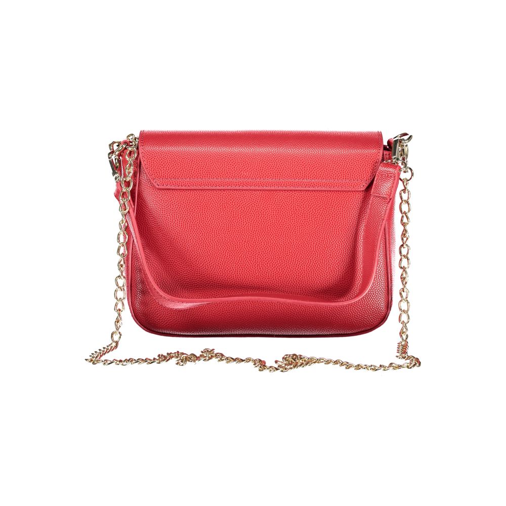 Valentino Rosso Poliuretano Women Bag With Removable Strap And Pocket Valentino