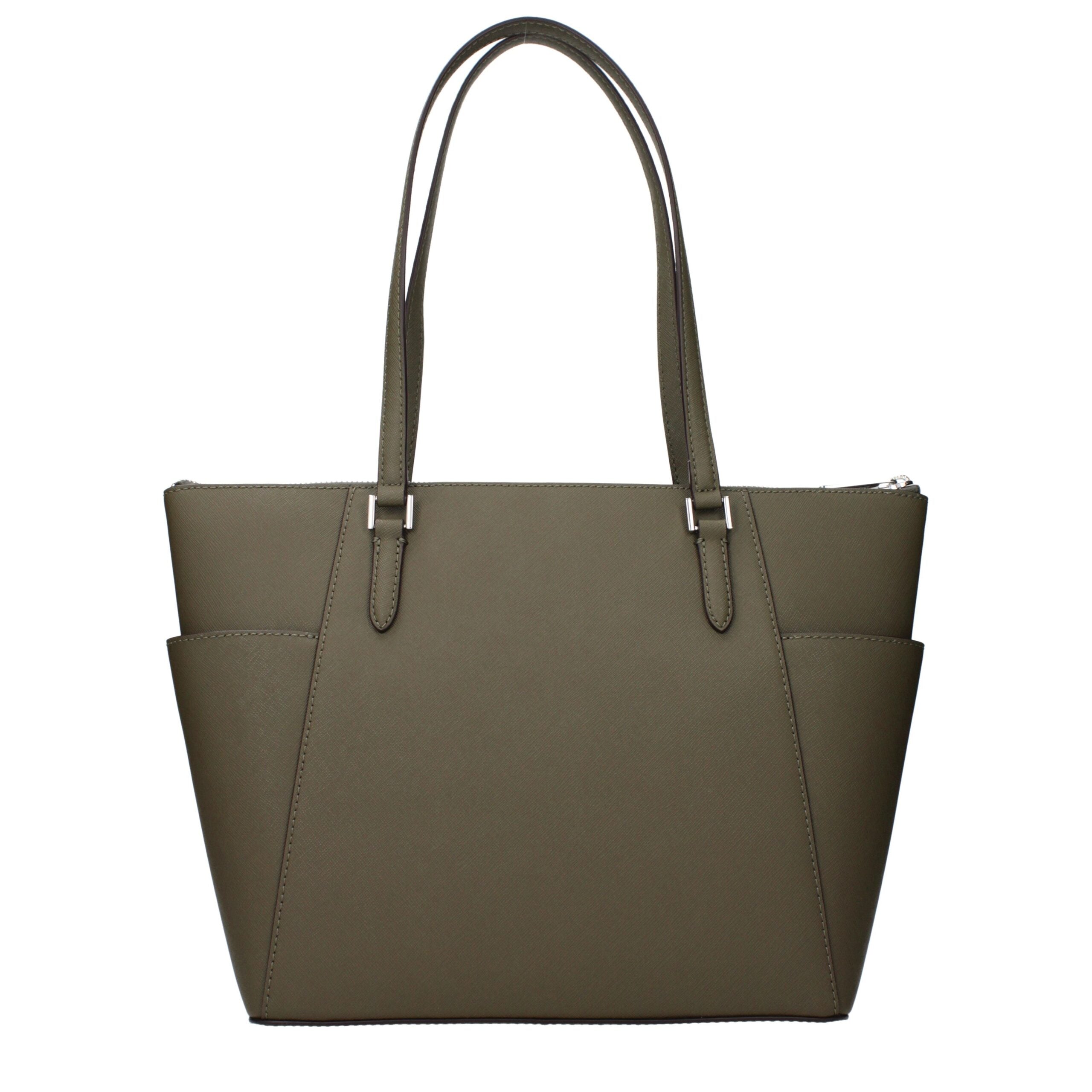 Michael Kors Green Leather Shoulder Bag Michael Kors