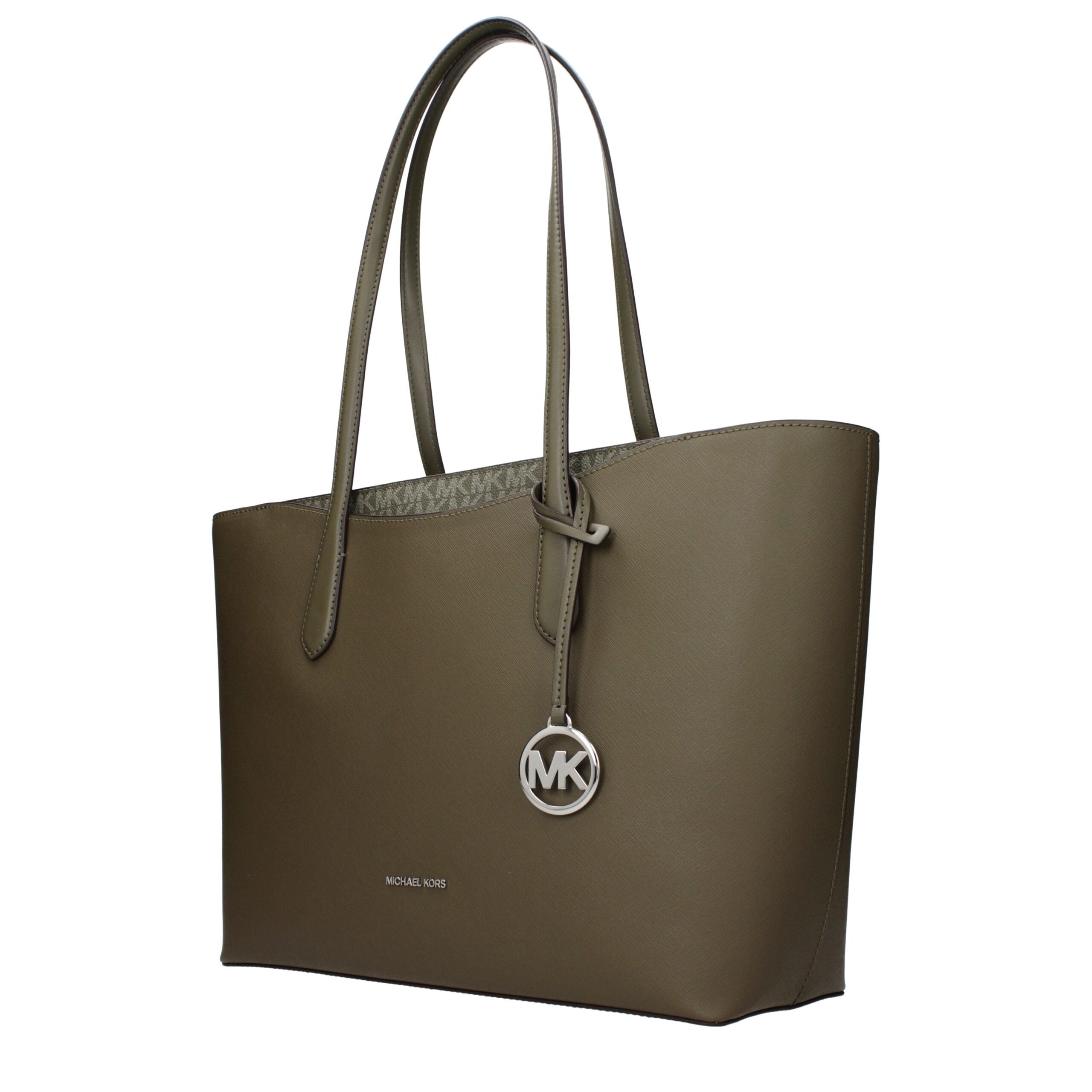 Michael Kors Green Fabric Shoulder Bag Michael Kors