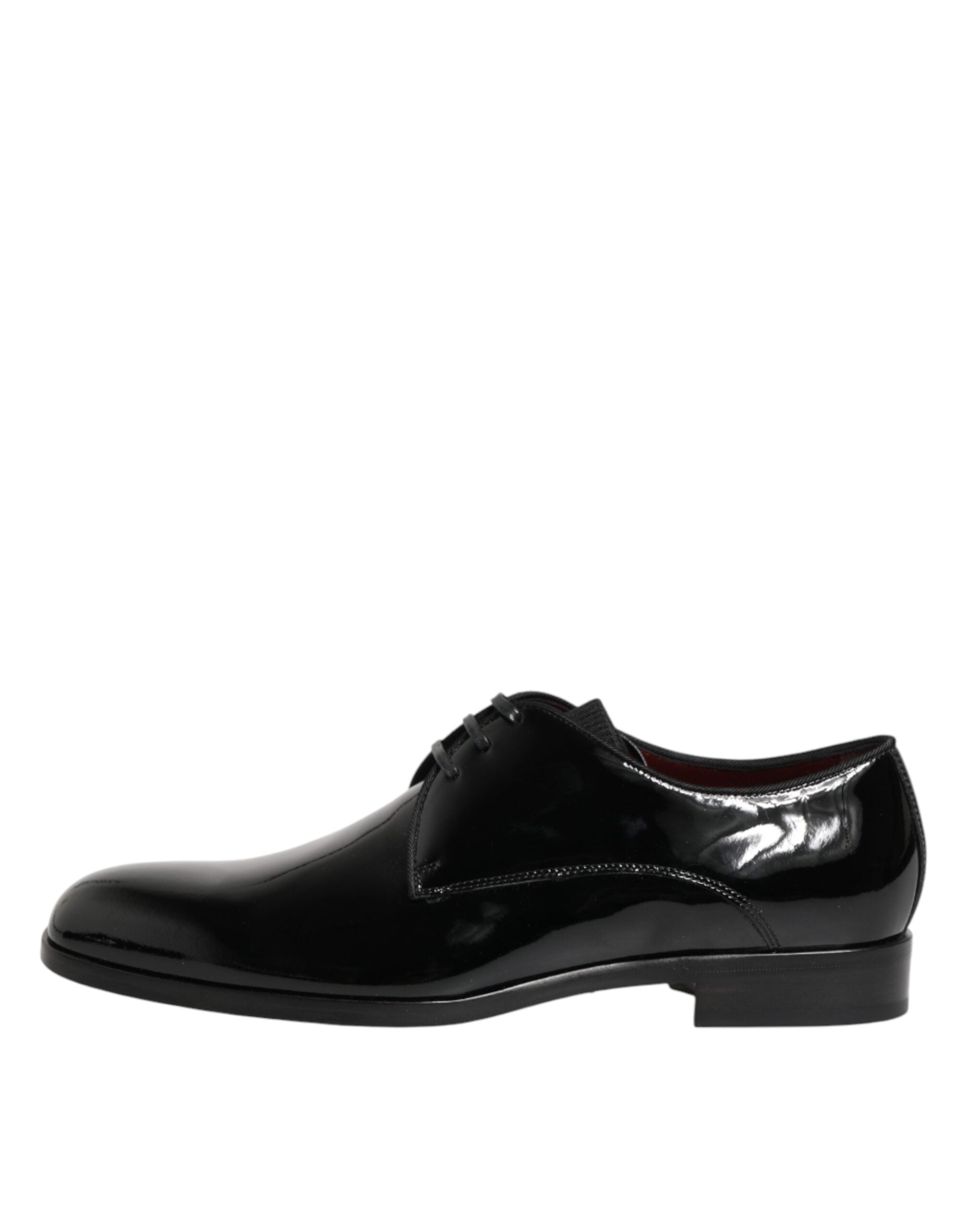 Dolce & Gabbana Black Calfskin Leather Derby Dress Shoes Dolce & Gabbana