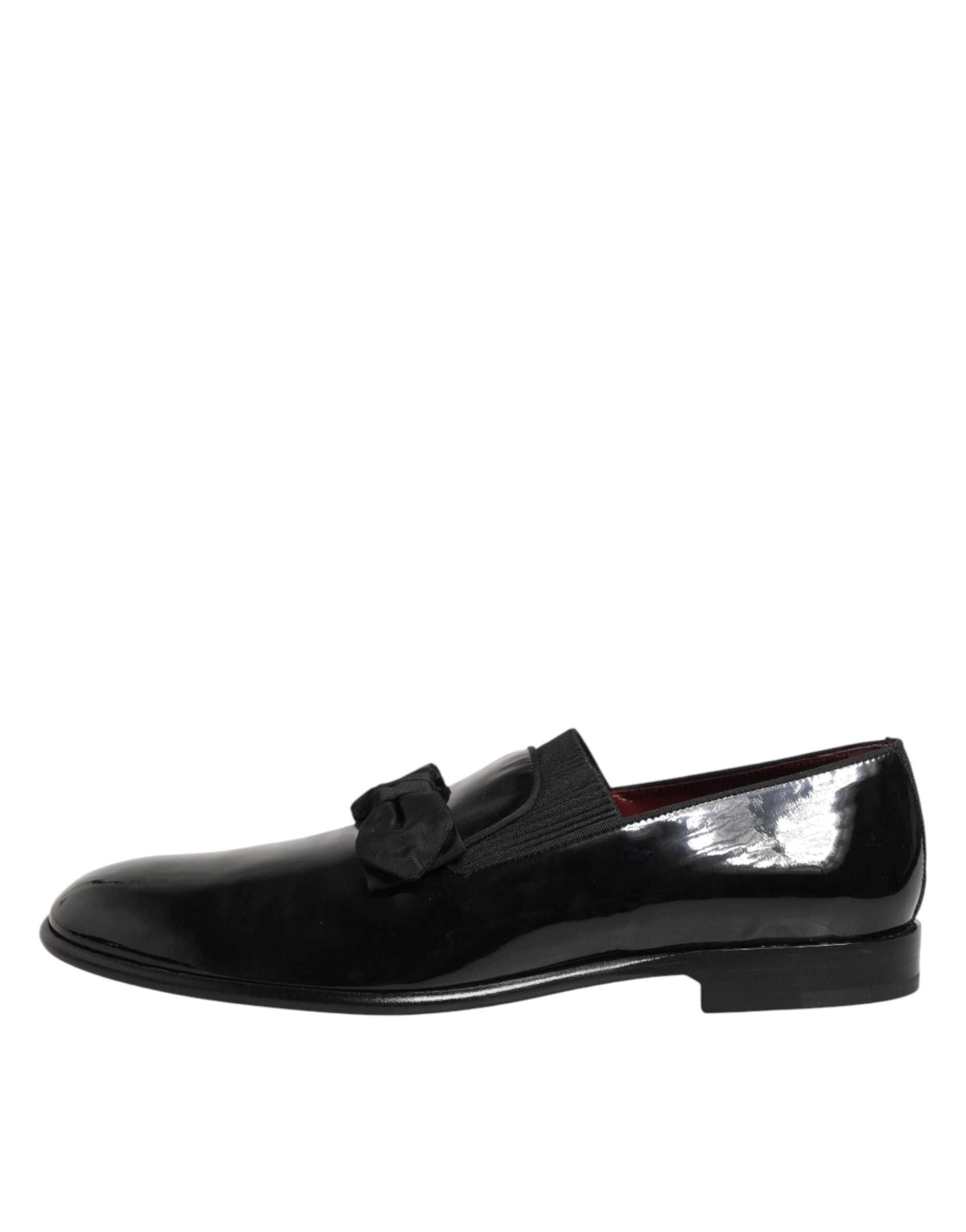 Dolce & Gabbana Black Leather Slip On Dress Men Loafers Shoes Dolce & Gabbana