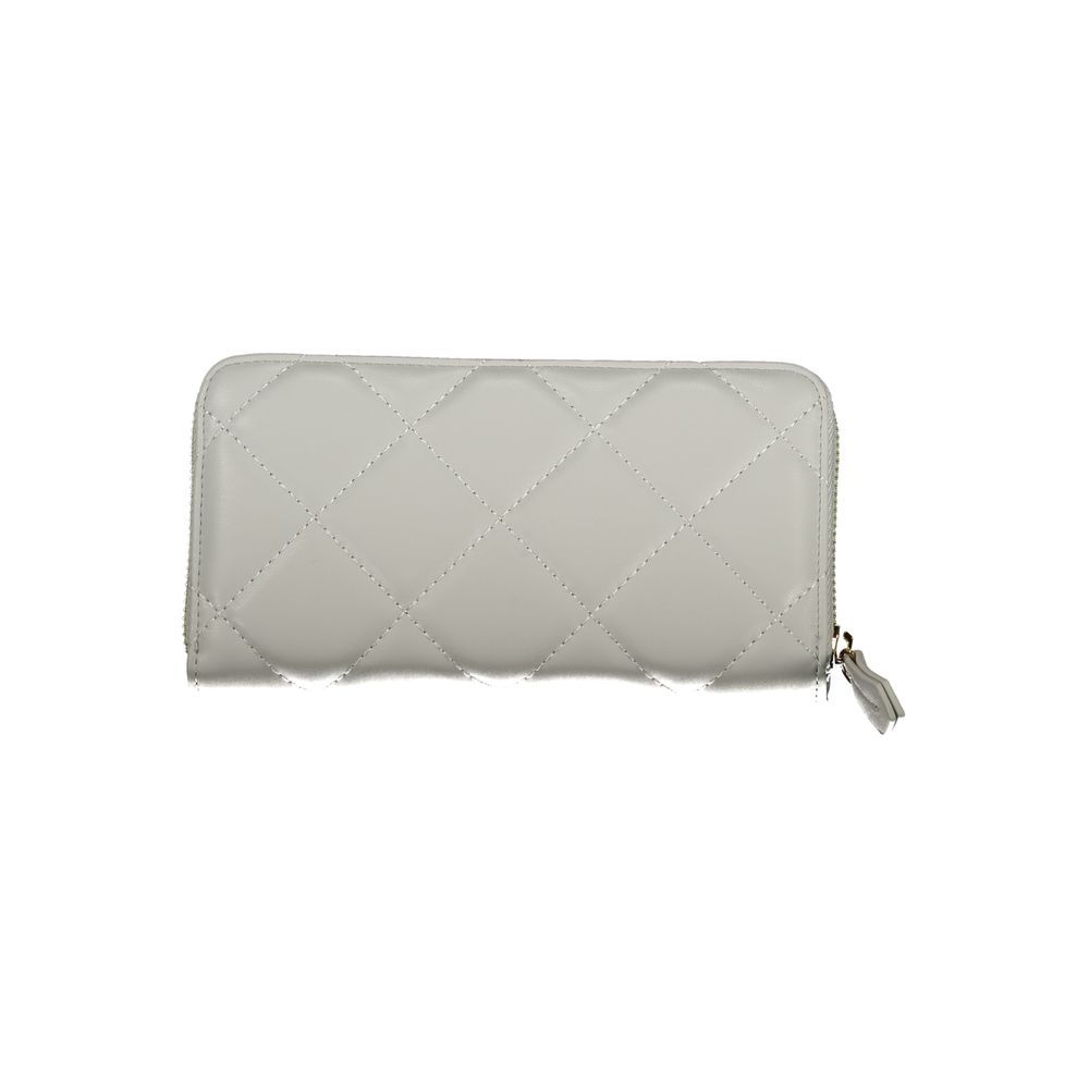 Mario Valentino Grey Polyurethane Women's Wallet Mario Valentino