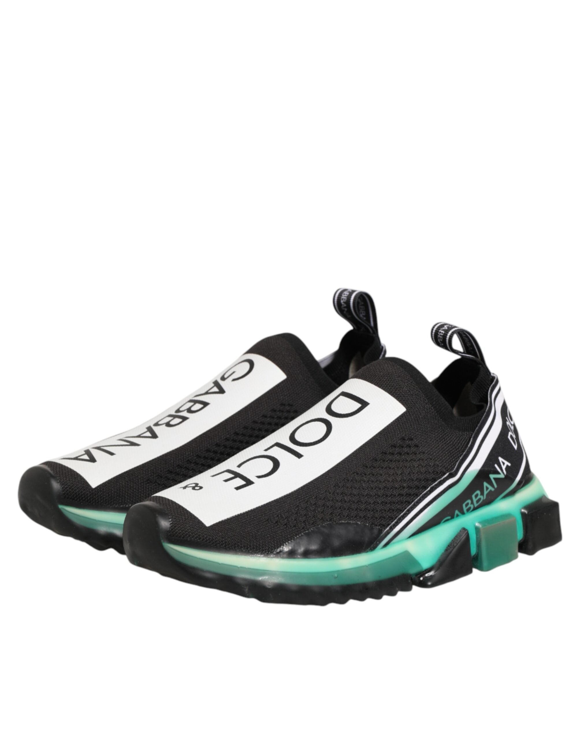 Dolce & Gabbana Black Slip On Sorrento Men Sneakers Shoes Dolce & Gabbana