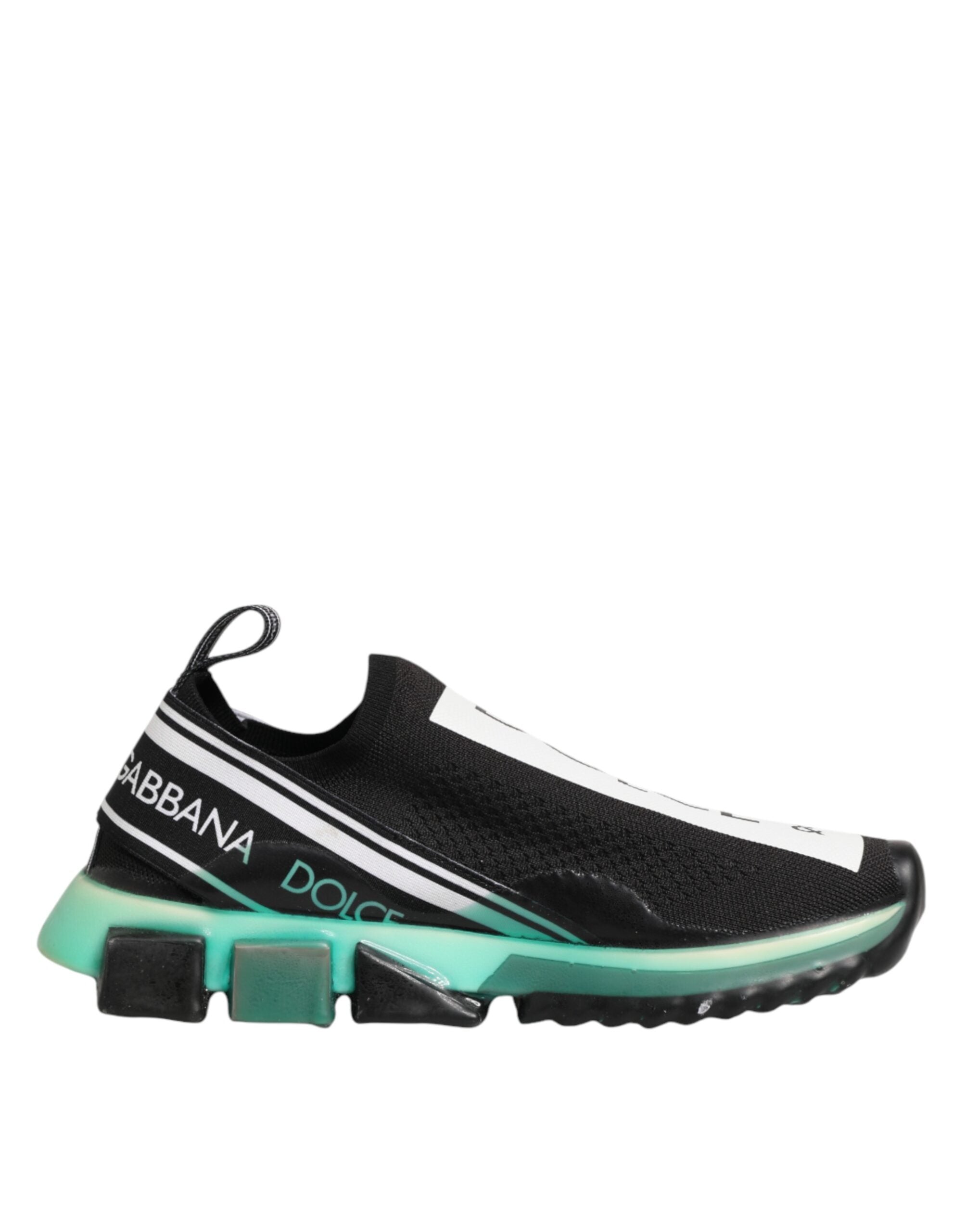 Dolce & Gabbana Black Slip On Sorrento Men Sneakers Shoes Dolce & Gabbana