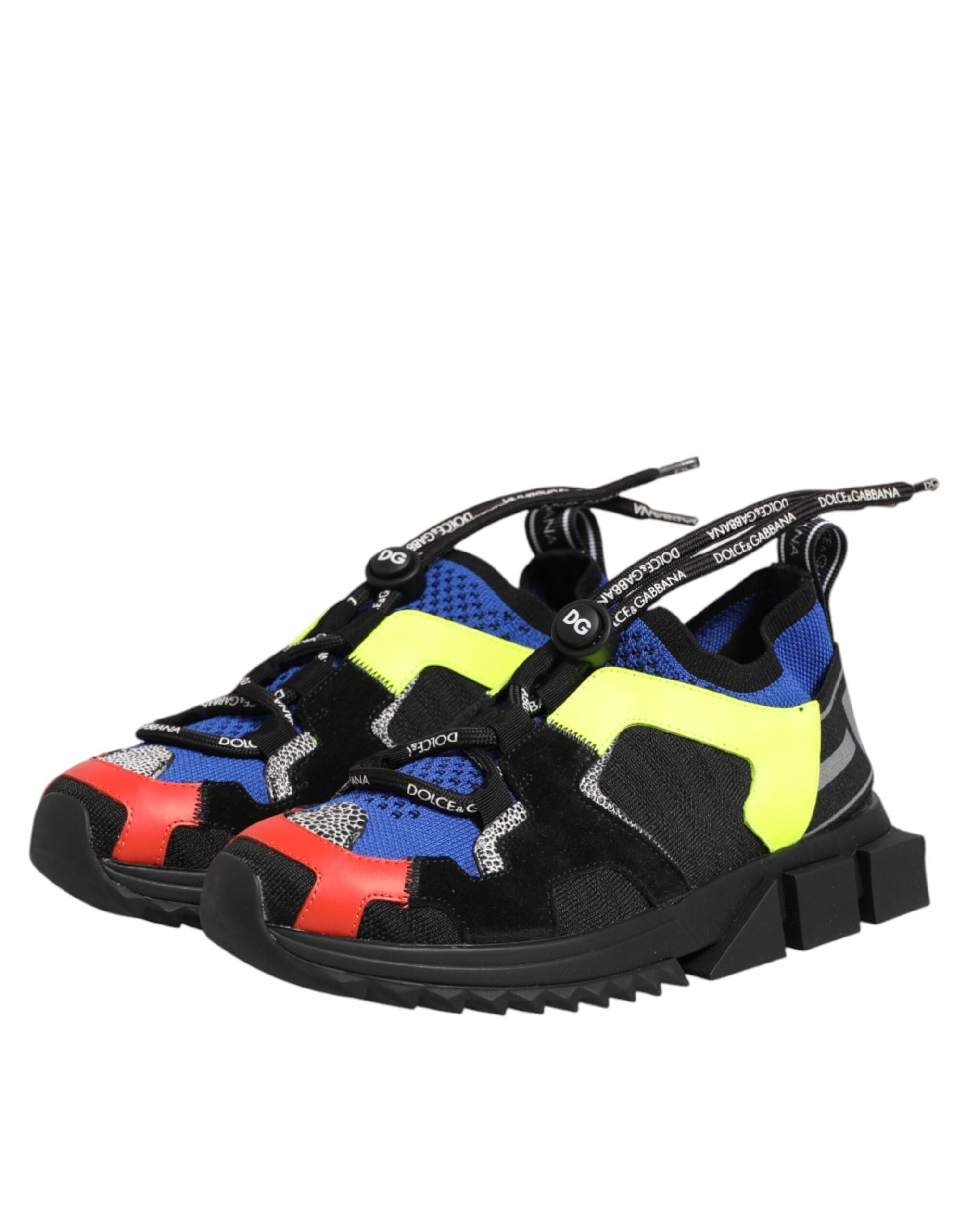 Dolce & Gabbana Multicolor Low Top Sorrento Sneakers Shoes Dolce & Gabbana