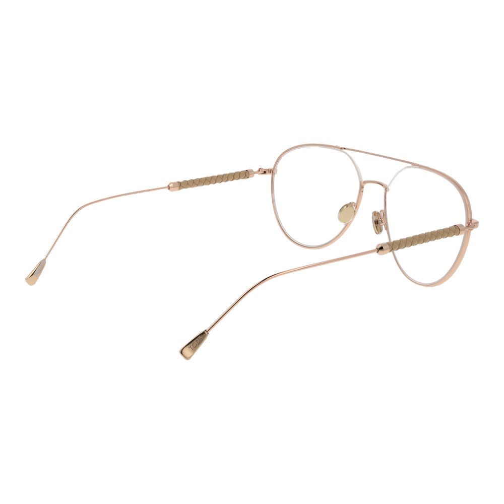 Tod's Rose Gold Metal Glasses (Frames) Tod's