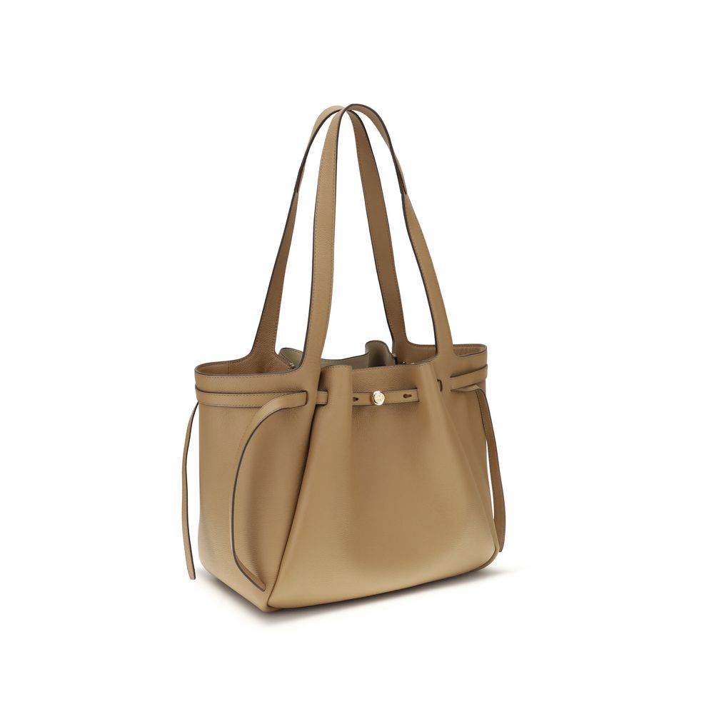 Tory Burch Beige Leather Shoulder Bag Tory Burch