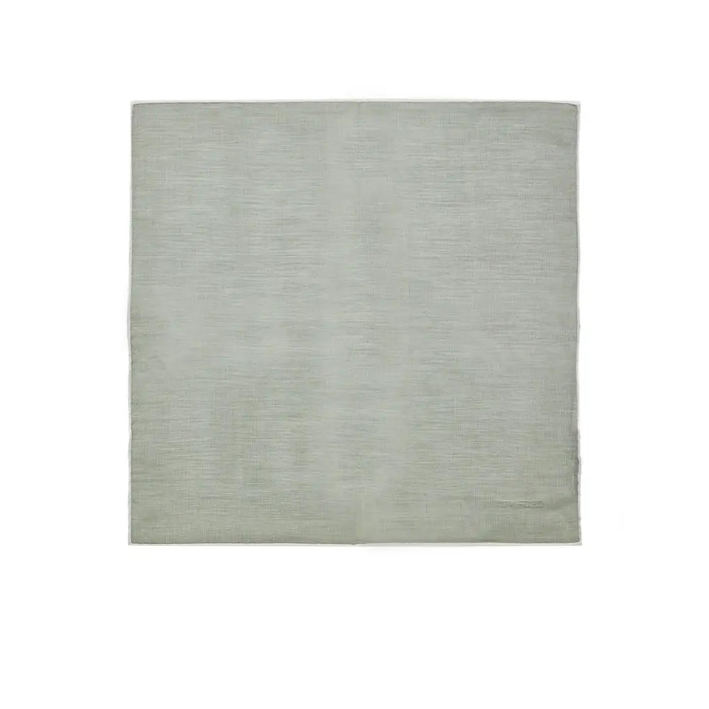 Tom Ford Green Cotton Pocket Square Tom Ford