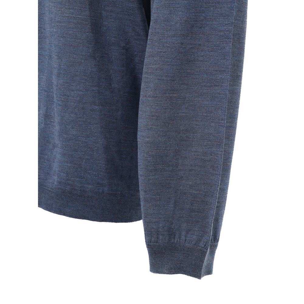 Dolce & Gabbana Blue Silk Sweatshirt Dolce & Gabbana