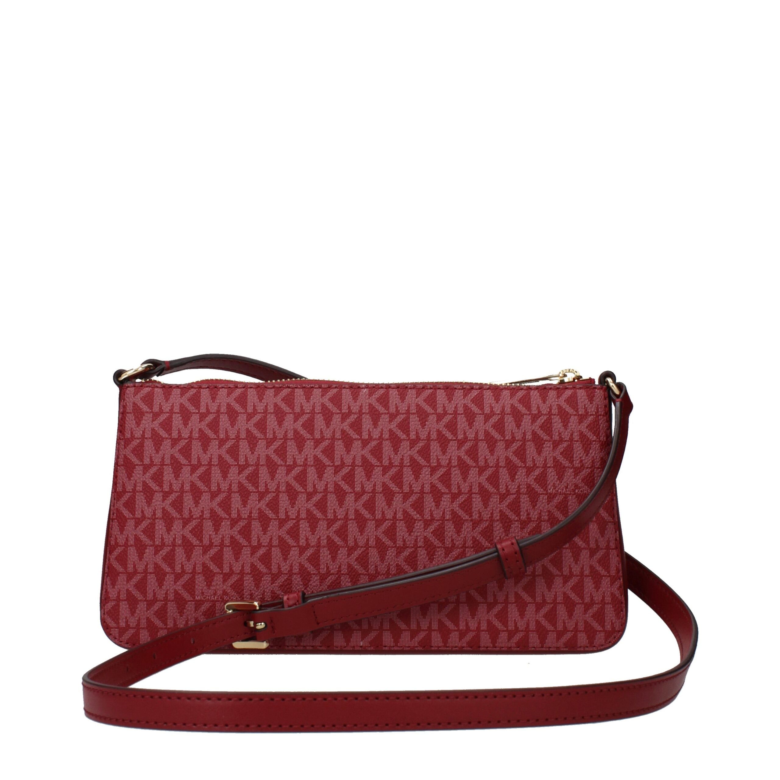 Michael Kors Red Fabric Crossbody Bag Michael Kors