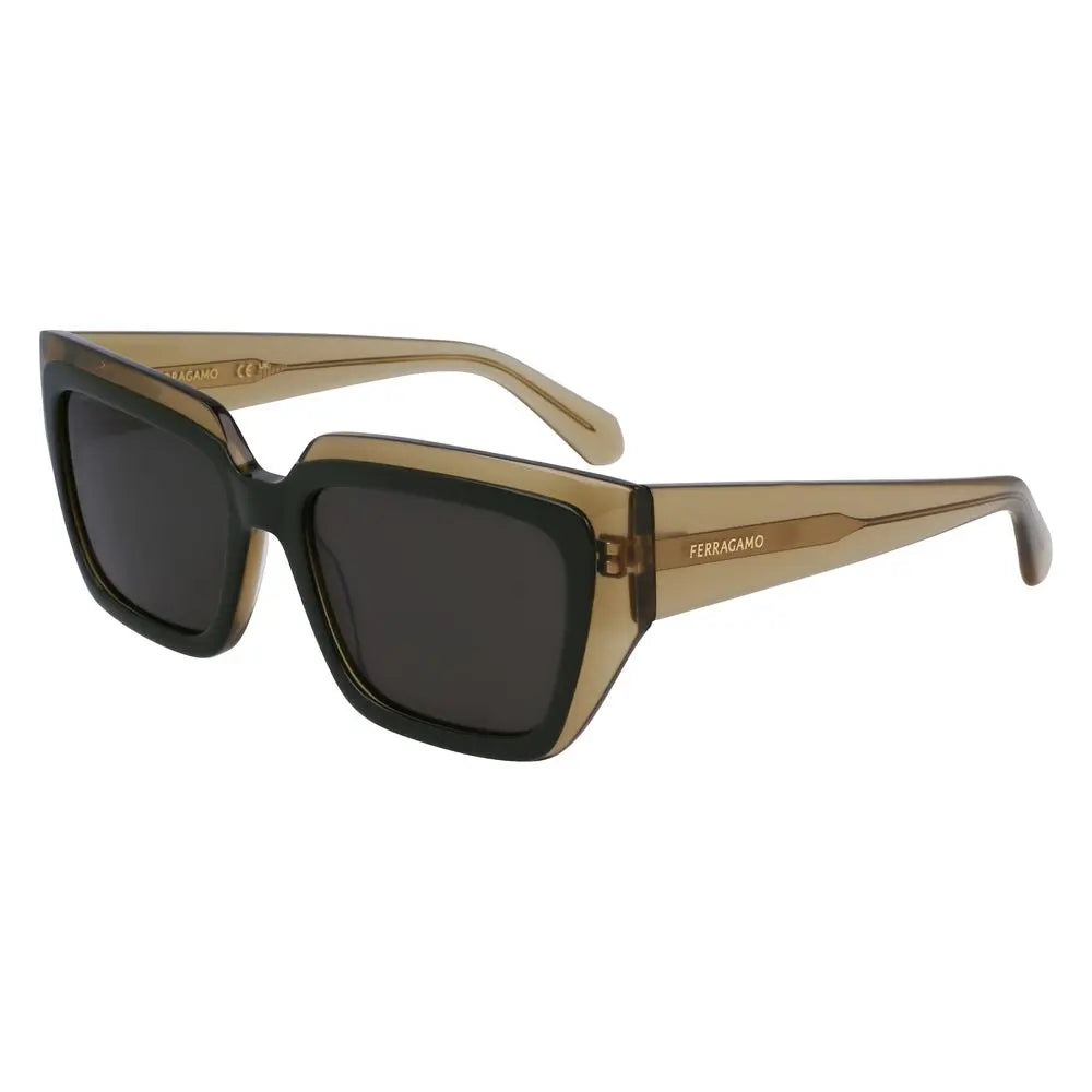 Ferragamo Bicolor Acetate Sunglasses Ferragamo