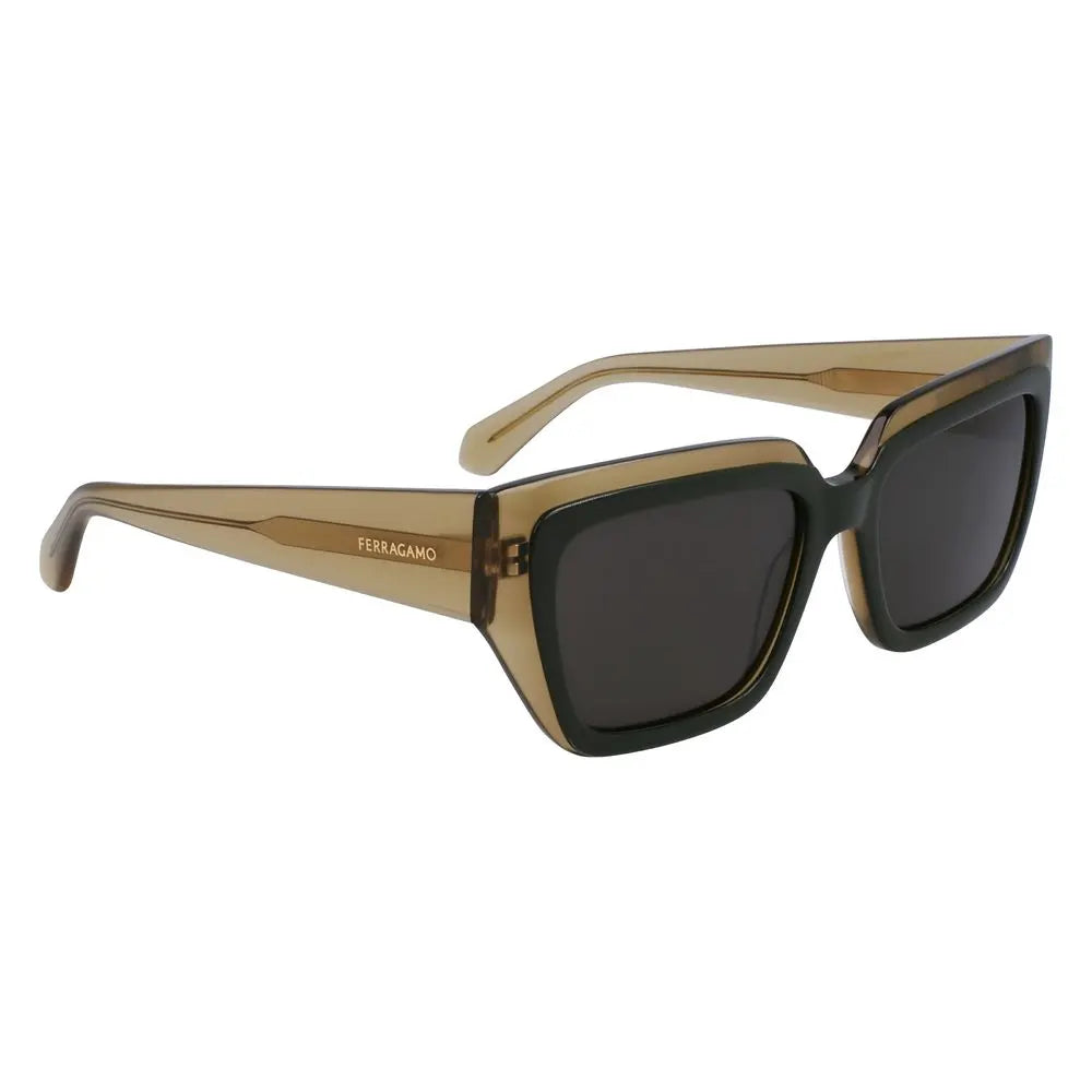 Ferragamo Bicolor Acetate Sunglasses Ferragamo