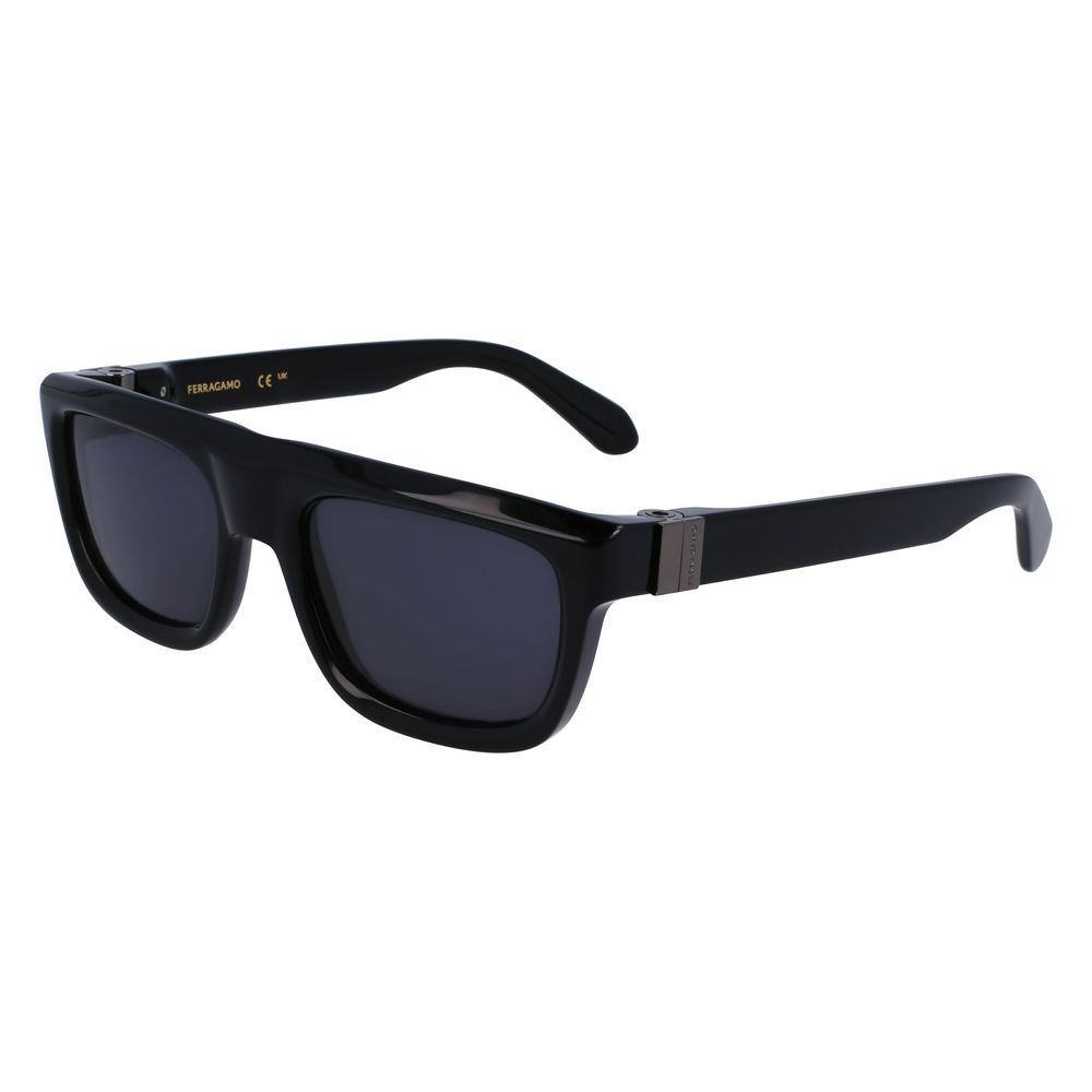 Ferragamo Black Acetate Sunglasses Ferragamo