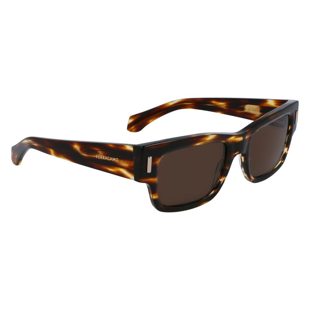 Ferragamo Brown Acetate Sunglasses Ferragamo