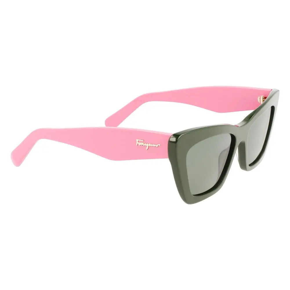 Ferragamo Bicolor Acetate Sunglasses Ferragamo
