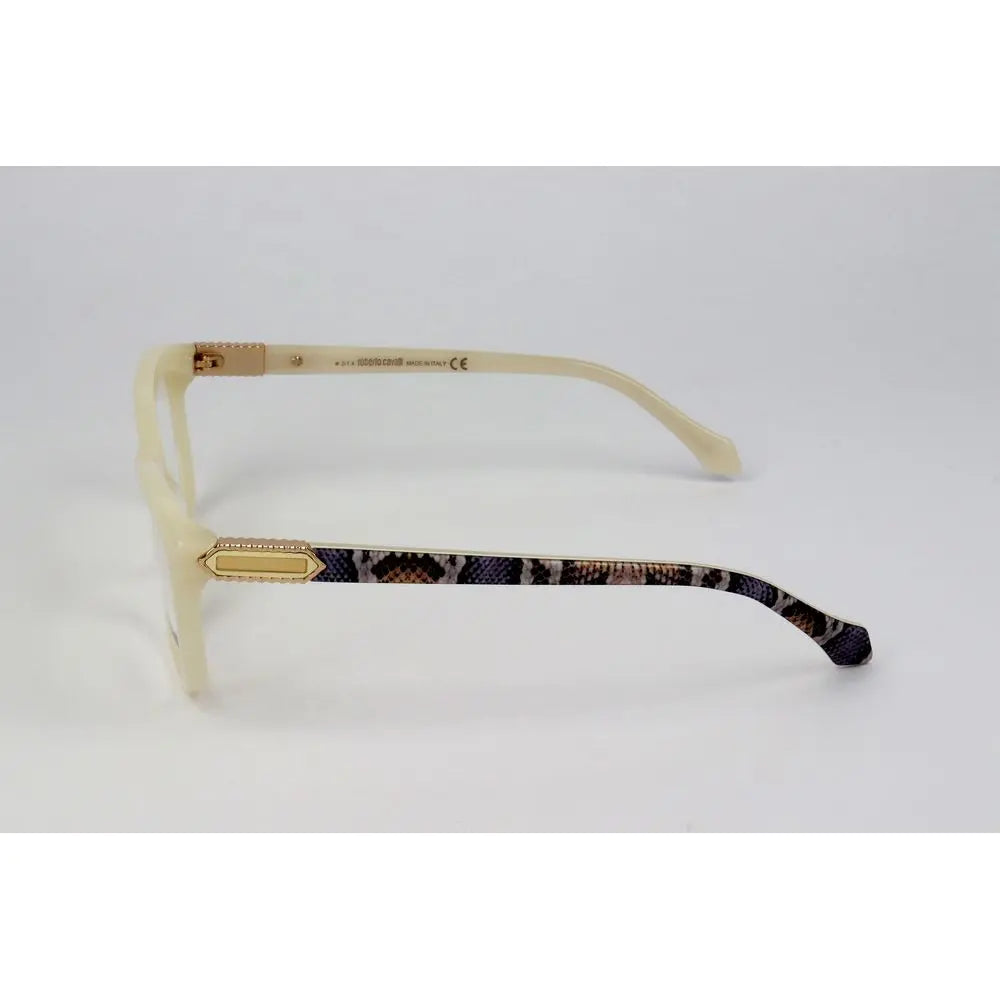 Roberto Cavalli White Acetate Glasses (Frames) Roberto Cavalli