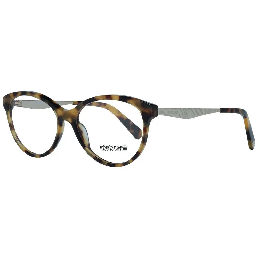 Roberto Cavalli Brown Metal Glasses (Frames) Roberto Cavalli