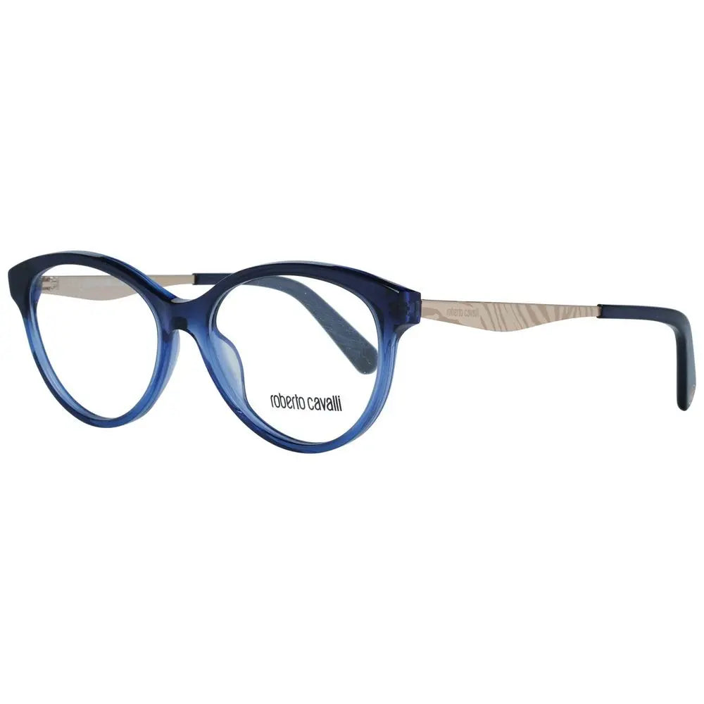 Roberto Cavalli Blue Metal Glasses (Frames) Roberto Cavalli