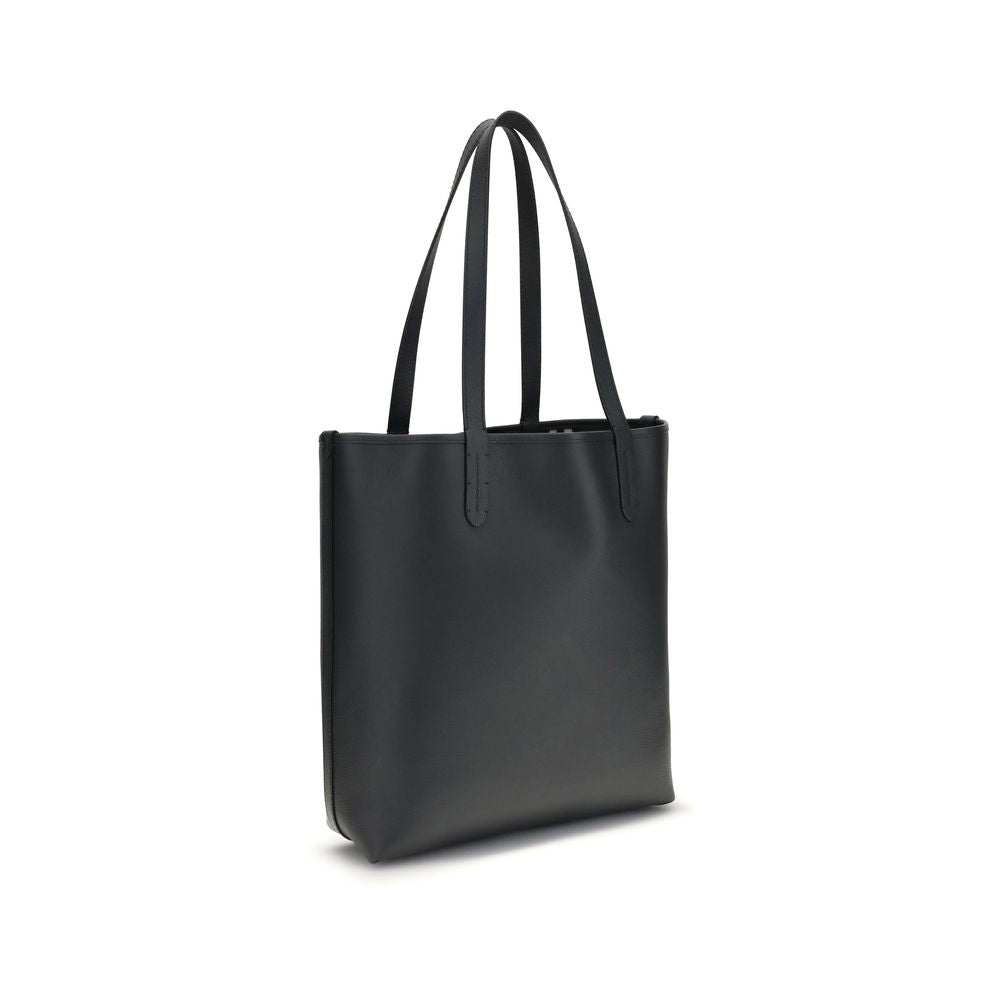 Burberry Black Calf Leather Bos Taurus Shoulder Bag Burberry