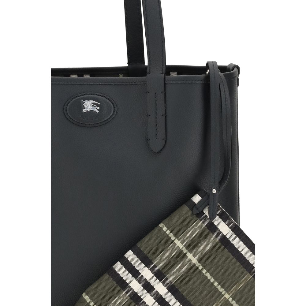 Burberry Black Calf Leather Bos Taurus Shoulder Bag Burberry