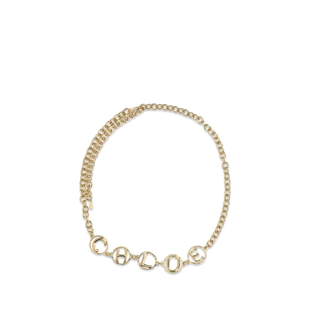 Chloé Black Brass High-Waist Belt Chloé